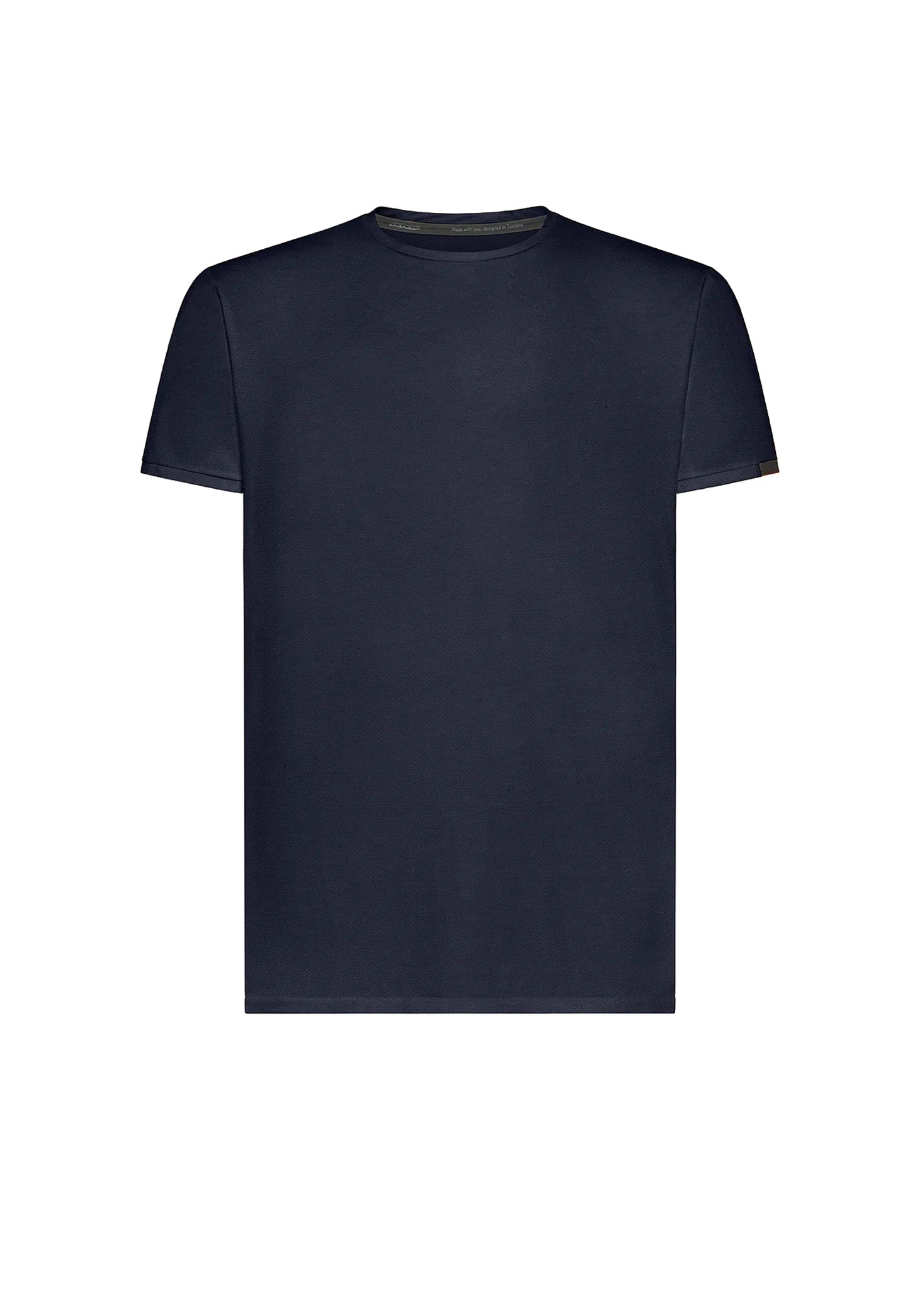 T-shirt girocollo blu elasticizzata Oxford Logo RRD P26 26216 6161 RRD 