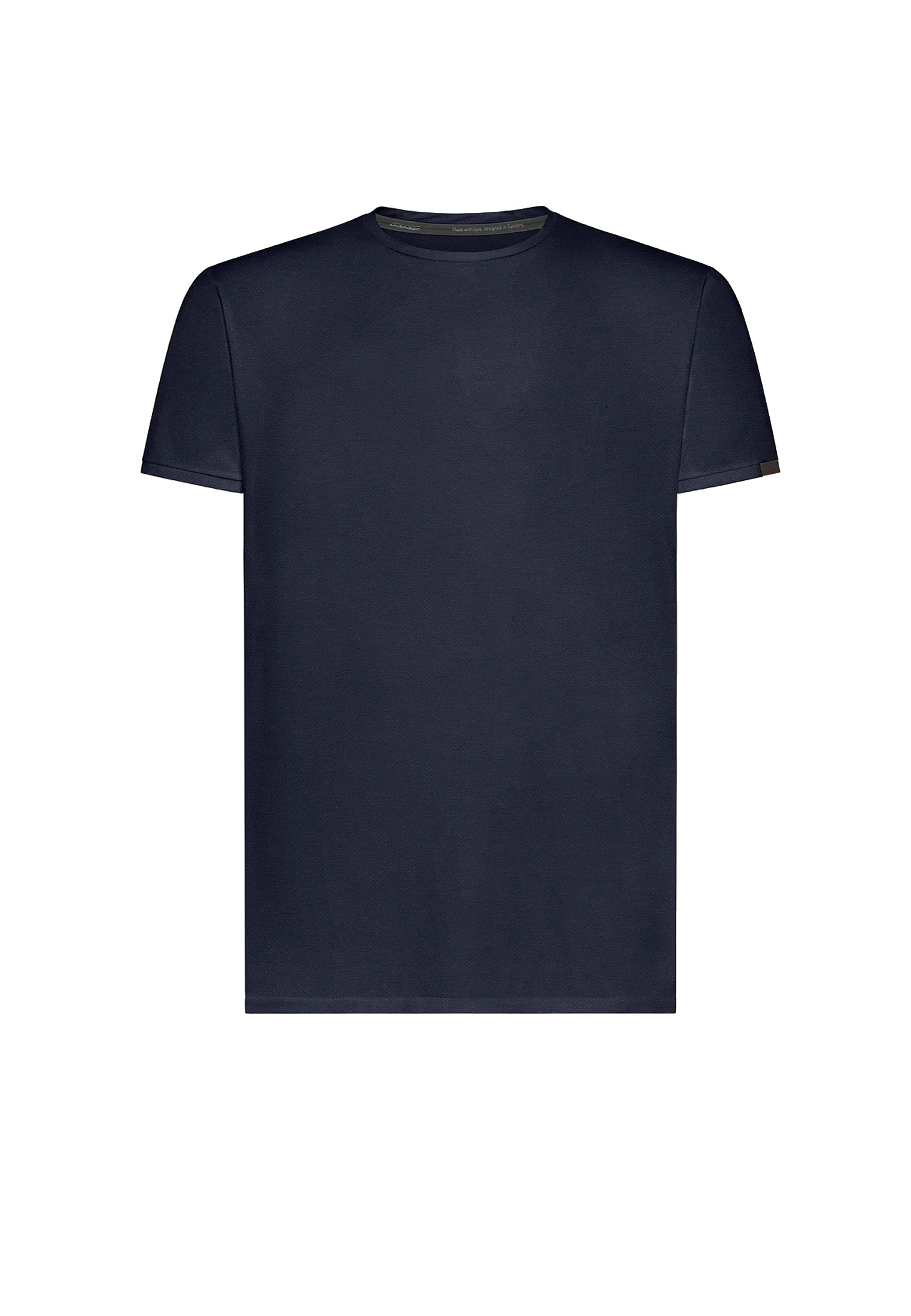 T-shirt girocollo blu elasticizzata Oxford Logo RRD P26 26216 6161 RRD 