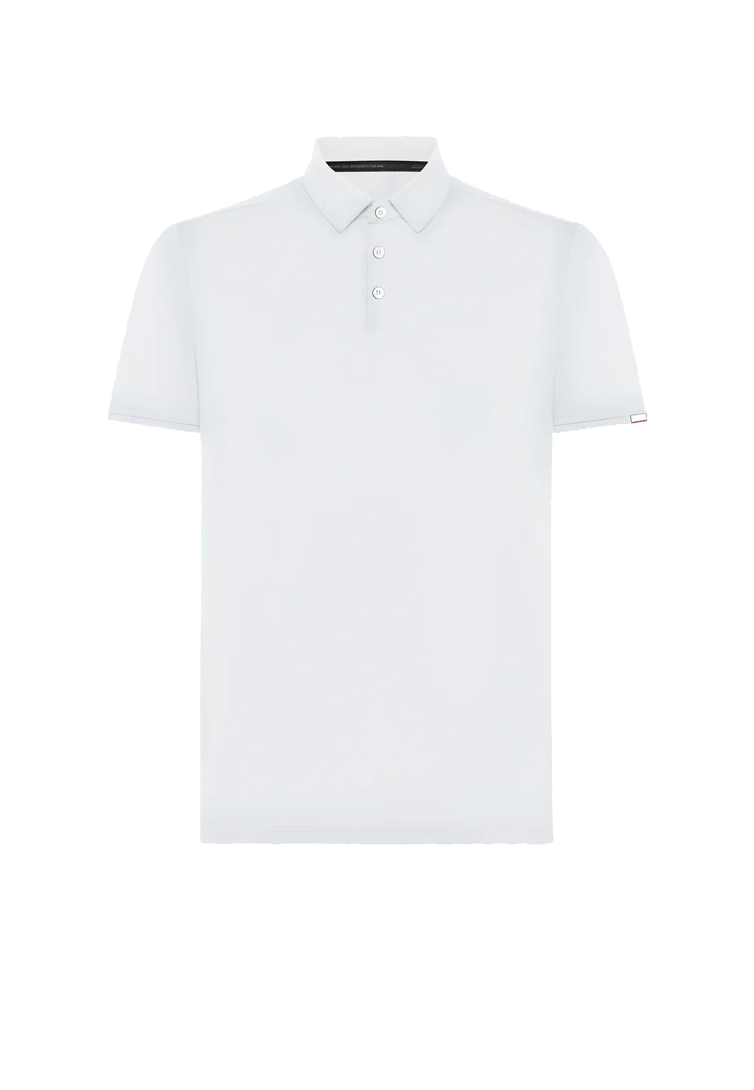 Polo mezza manica bianca elasticizzata traspirante Oxford Logo RRD P26 26217 0909 RRD 