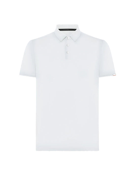 Polo mezza manica bianca elasticizzata traspirante Oxford Logo RRD P26 26217 0909 RRD 