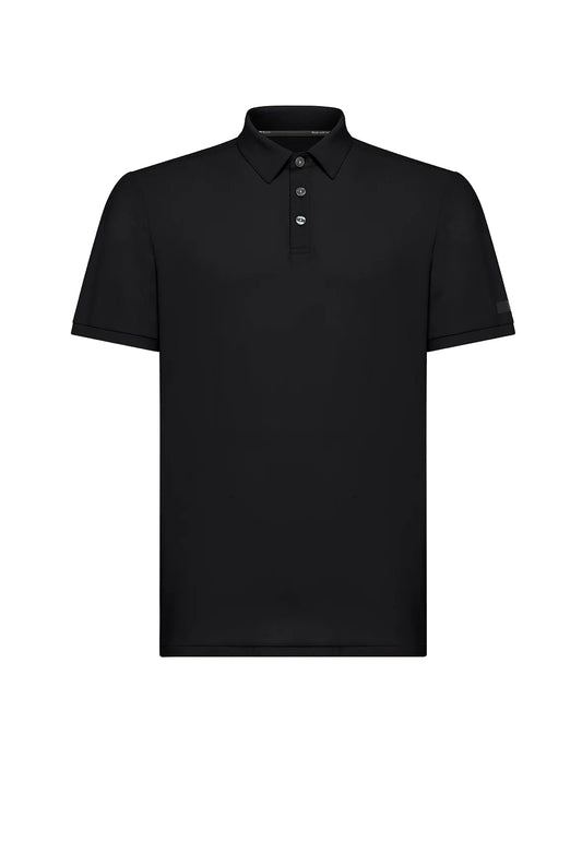 Polo a mezze maniche blu elasticizzata traspirante Square RRD P26 26224 6060 RRD 