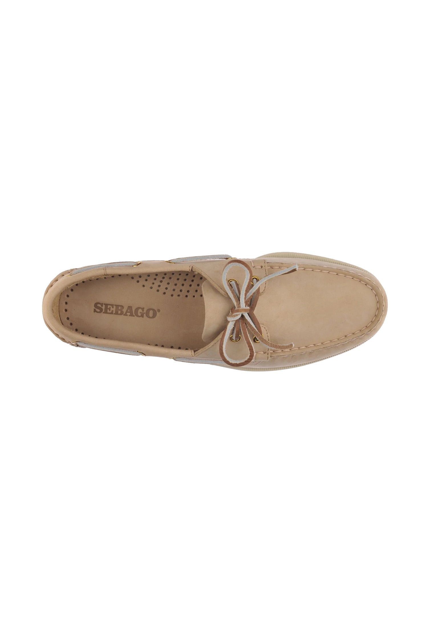 Mocassini beige pelle Docksides Nubuck Sebago P26 7000GA0 906906 SEBAGO 