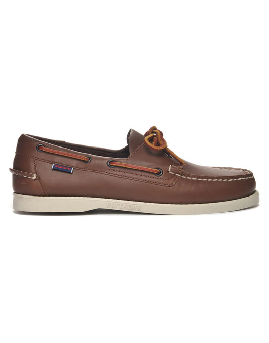 Mocassini marrone pelle Docksides Nubuck Sebago P26 7000H00 900900 SEBAGO 