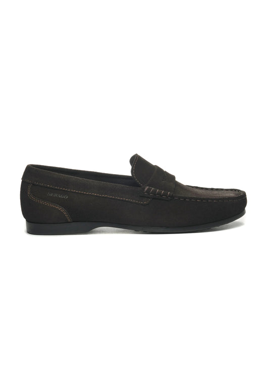 Mocassini marroni pelle scamosciata Byron Suede Sebago P26 70016Z0 901901 SEBAGO 