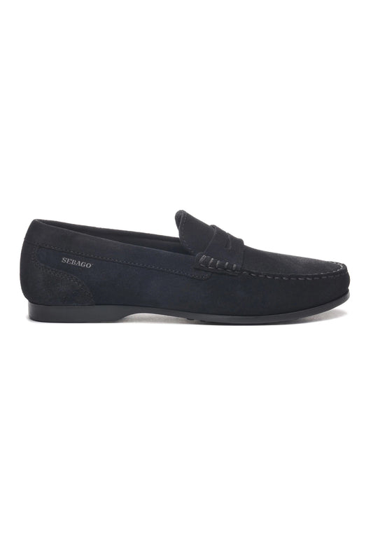 Mocassini blu pelle scamosciata Byron Suede Sebago P26 70016Z0 908908 SEBAGO 