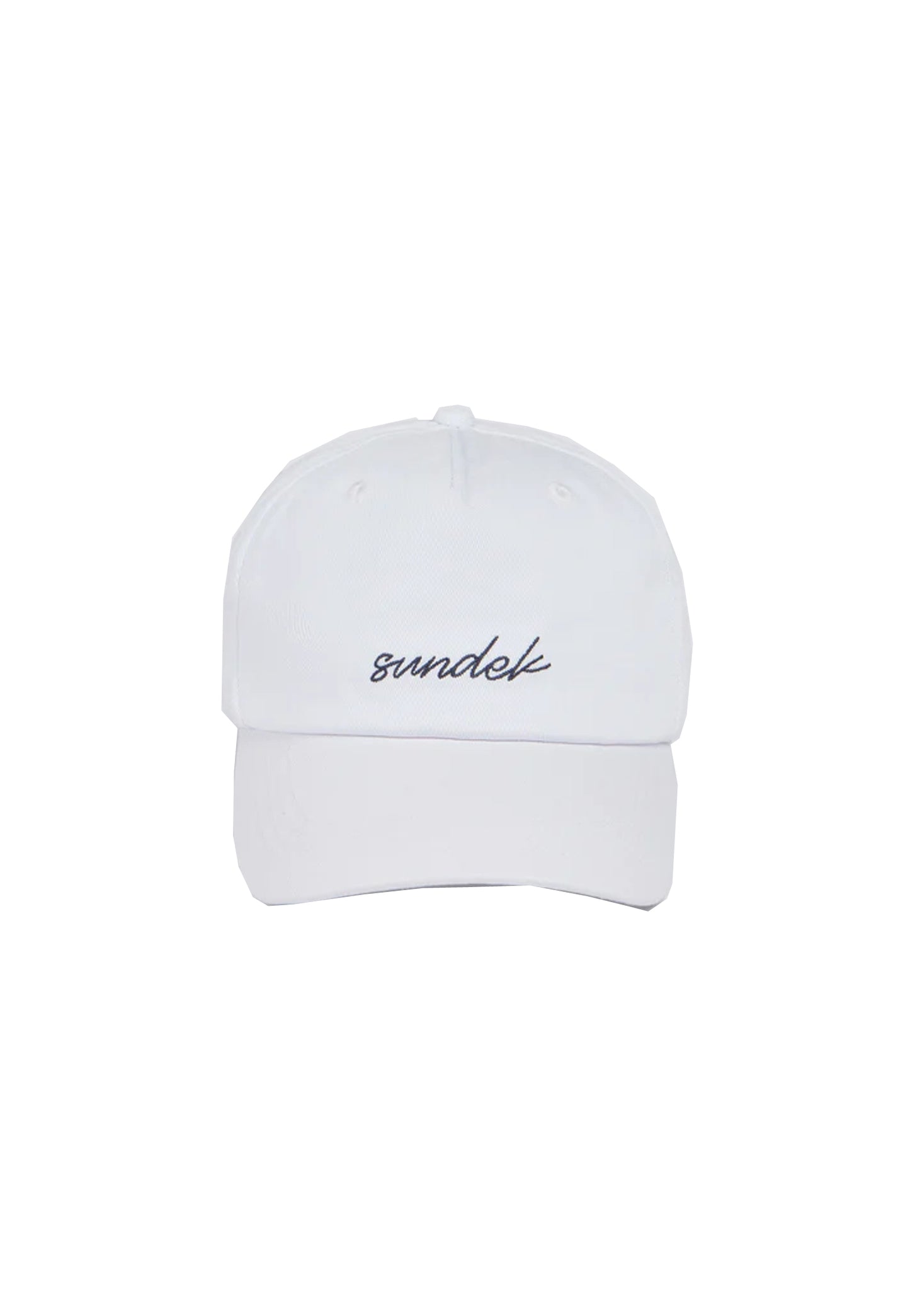 Cappellino baseball bianco unisex cotone Sundek P26 AM012AHC2000 T6S07100601 SUNDEK 