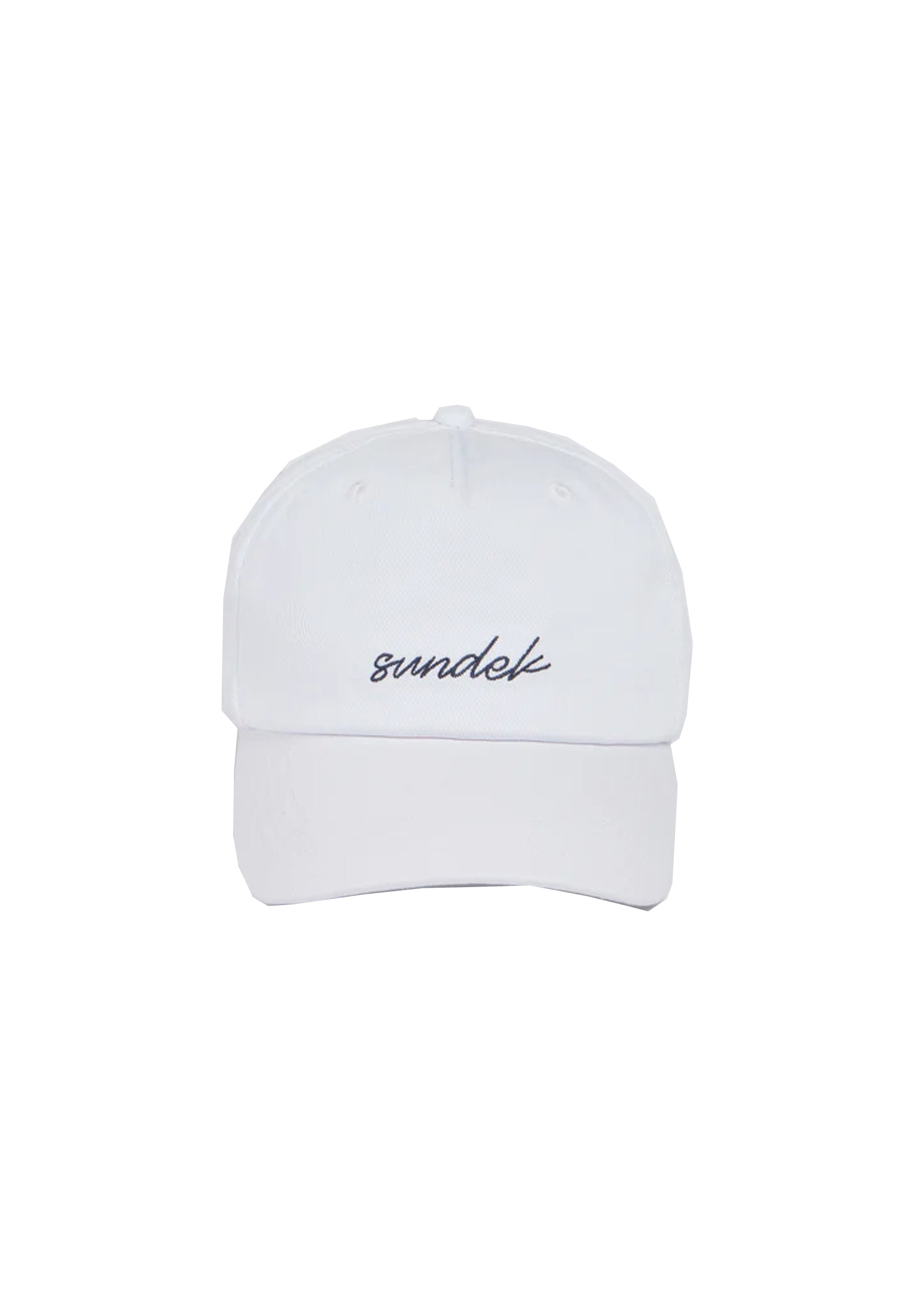 Cappellino baseball bianco unisex cotone Sundek P26 AM012AHC2000 T6S07100601 SUNDEK 