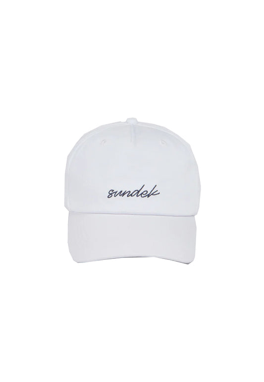 Cappellino baseball bianco unisex cotone Sundek P26 AM012AHC2000 T6S07100601 SUNDEK 