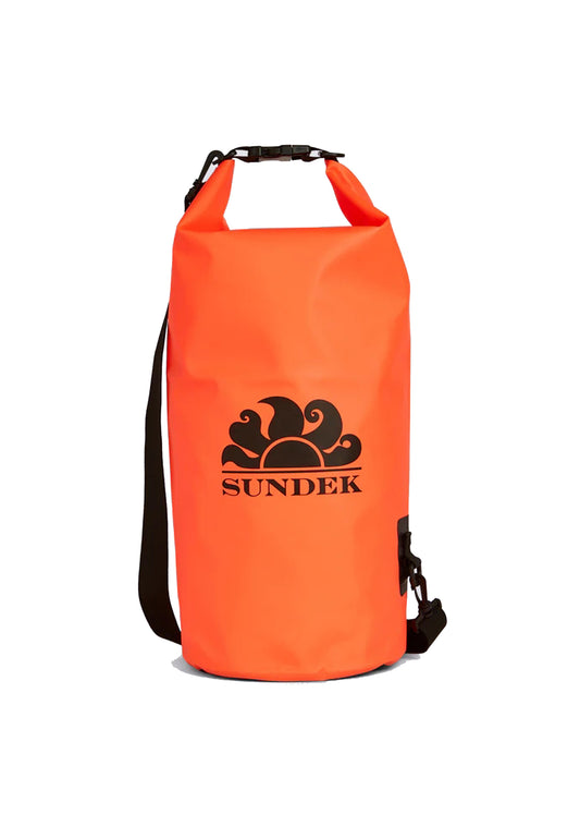 Sacca borsa a tubo arancione spiaggia mare 20L Sundek P26 AM355ABPV200 T6S06804701 SUNDEK 