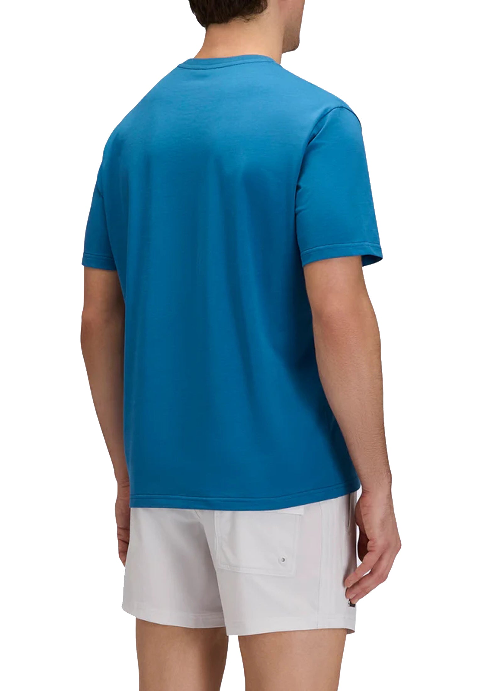 T-shirt girocollo tecnica blu Sundek P26 GM240TEYJ200 M6S321A9500 SUNDEK 