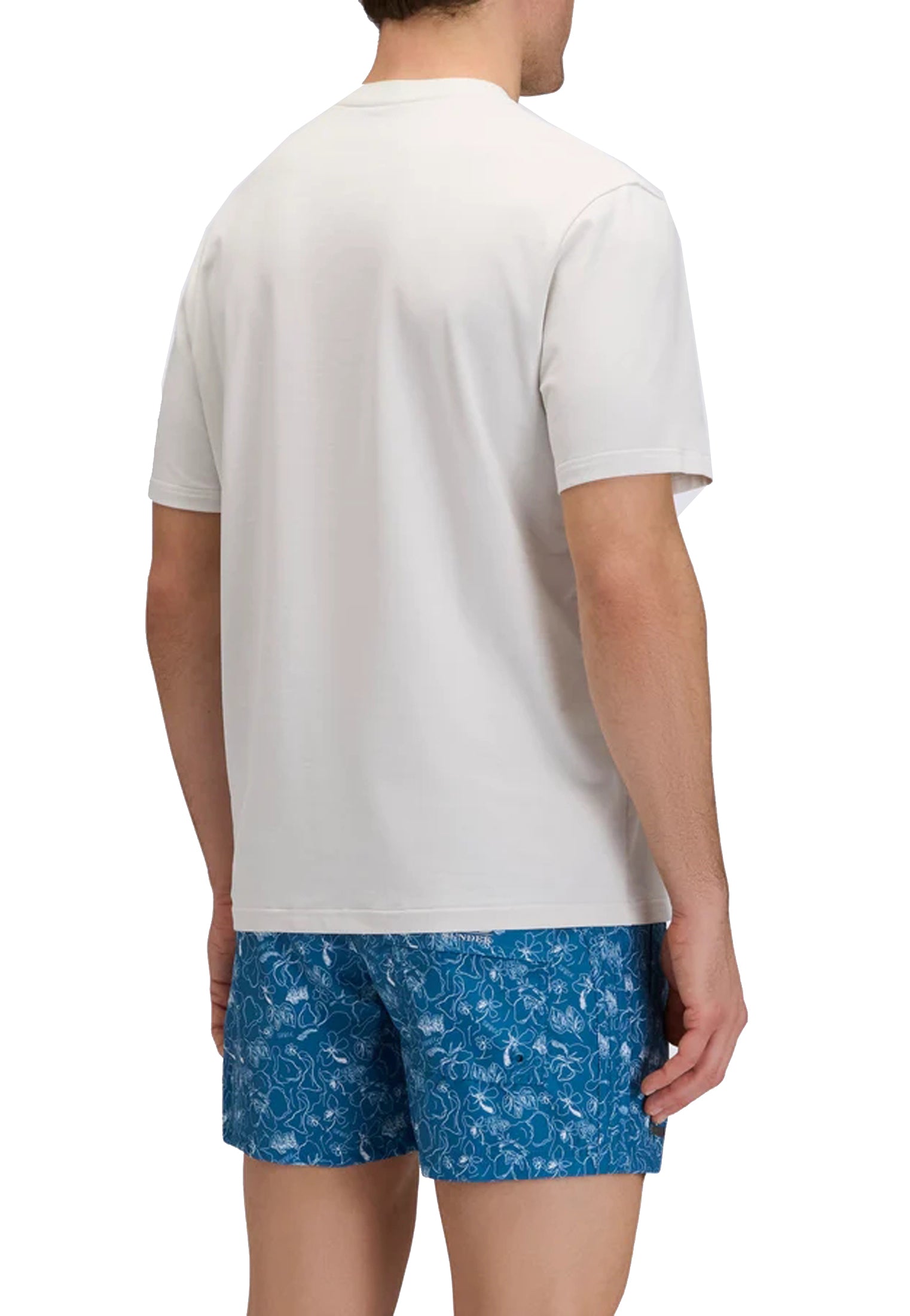 T-shirt girocollo tecnica bianca Sundek P26 GM240TEYJ200 M6S321A9600 SUNDEK 