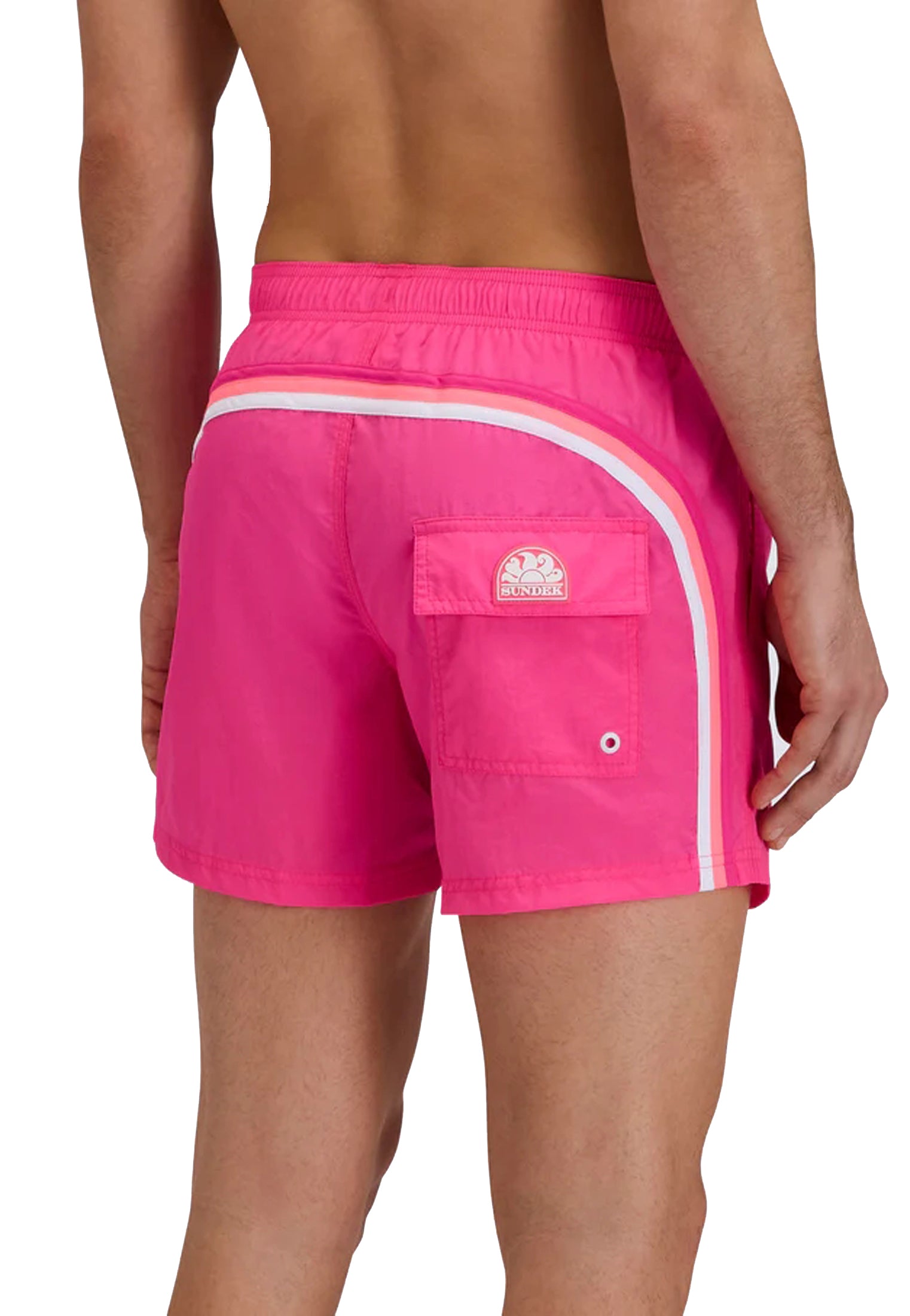 Costume da bagno mare fuxia corto Crinkled Sundek P26 M504BDN5100 M6S015A5501 SUNDEK 