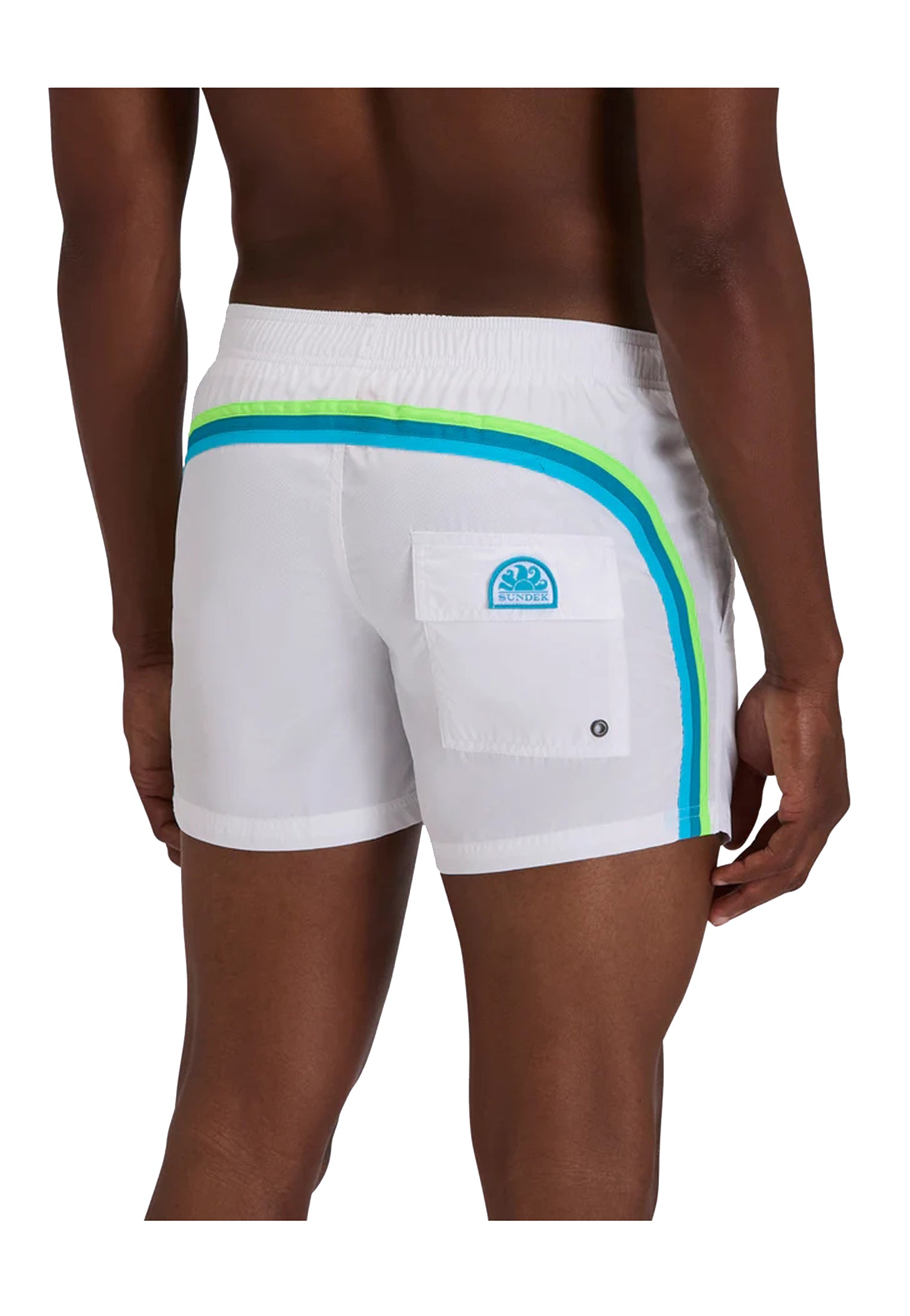 Costume da bagno mare bianco corto Light Poly Sundek P26 M504BDP0300 M6S00900630 SUNDEK 