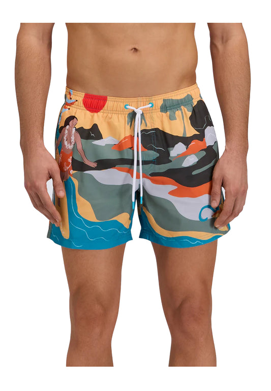 Costume da bagno multicolore pantaloncino mare Sundek P26 M504BDRT3G8 M6S055311G8 SUNDEK 