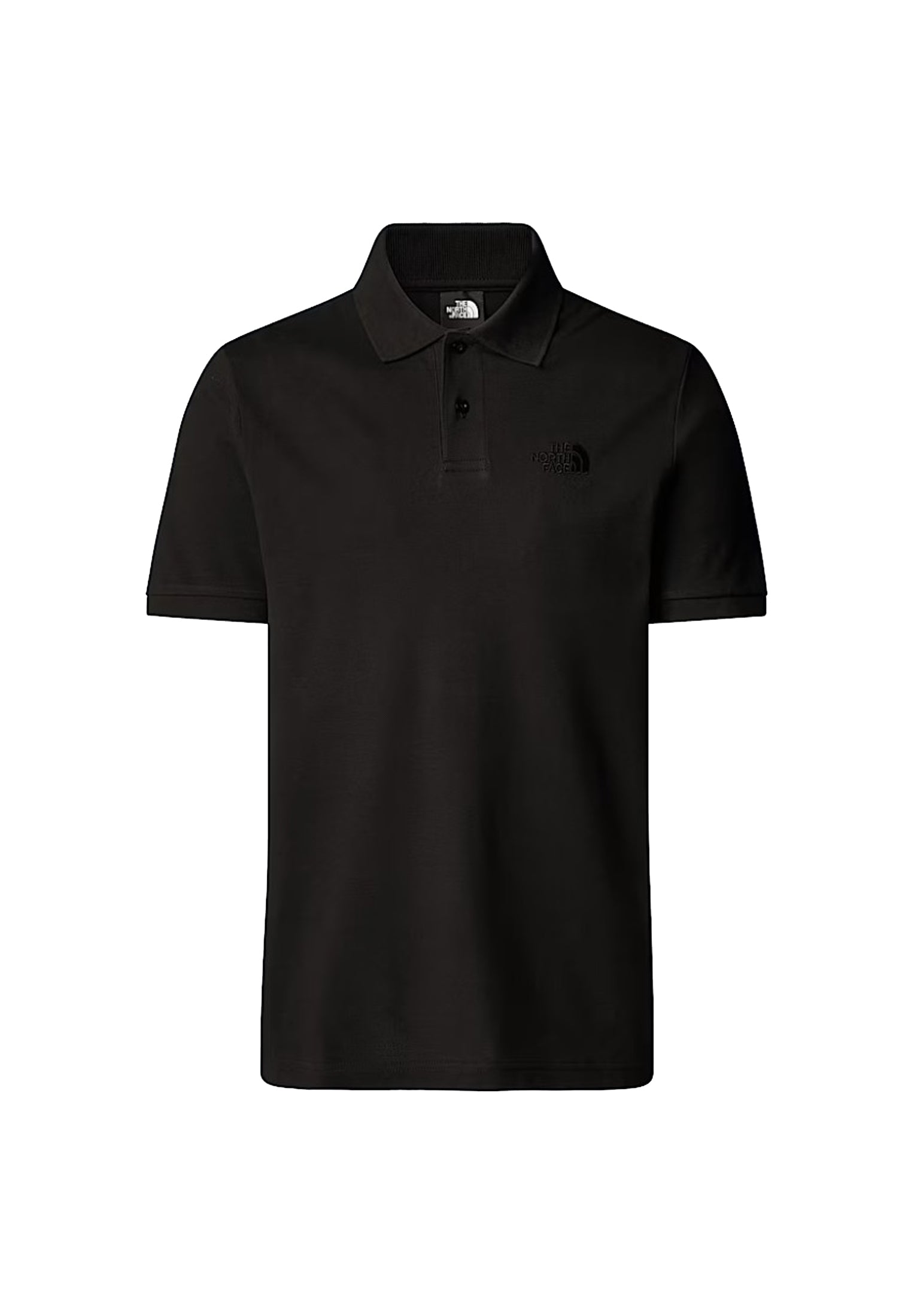 Polo mezza maniche nera Essential regular fit The North Face P26 NF0A8C1P BLACKBLACK THE NORTH FACE 