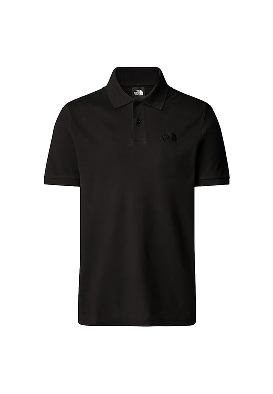 Polo mezza maniche nera Essential regular fit The North Face P26 NF0A8C1P BLACKBLACK THE NORTH FACE 