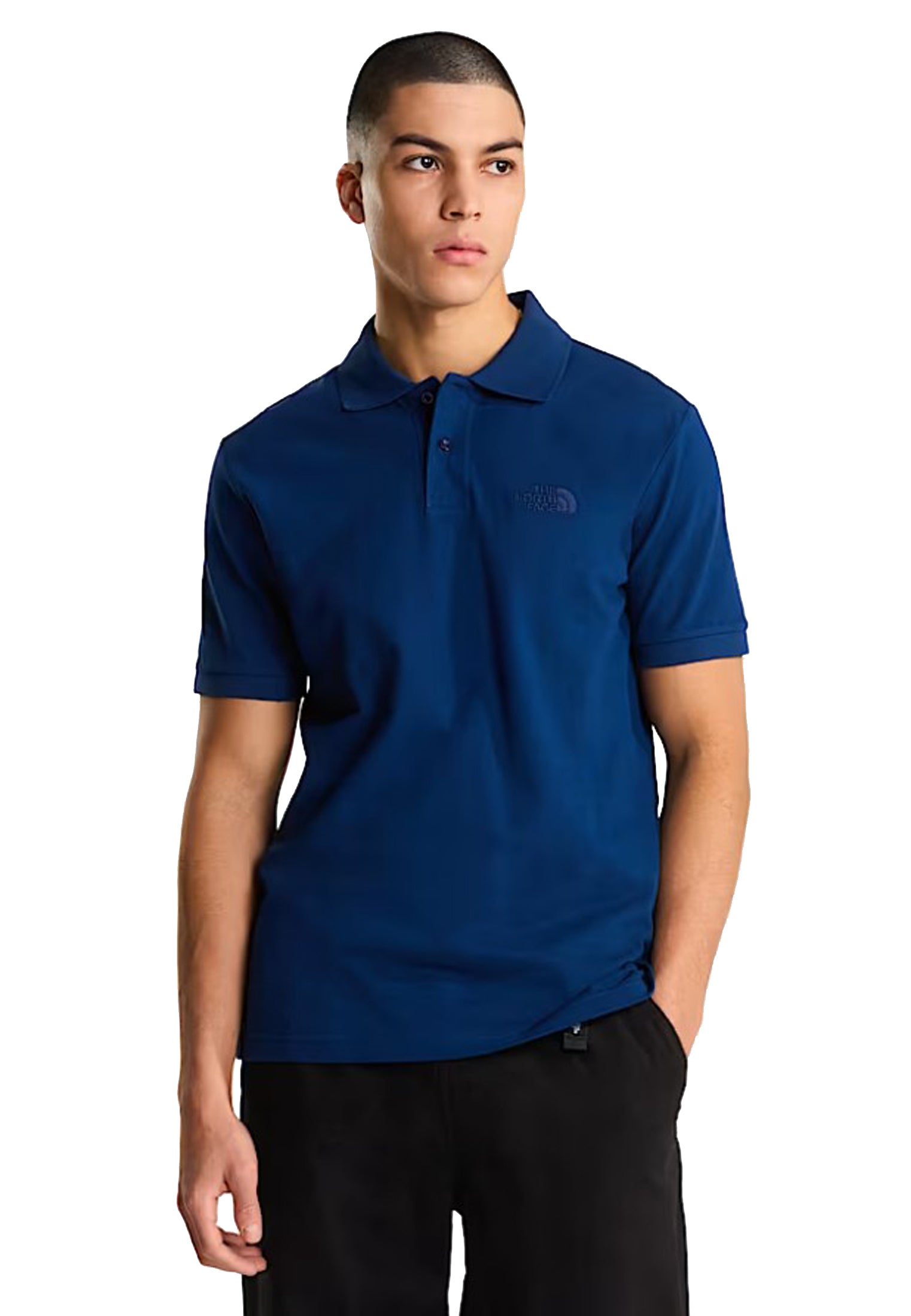 Polo mezza maniche blu Essential regular fit The North Face P26 NF0A8C1P BLUEBLUE THE NORTH FACE 
