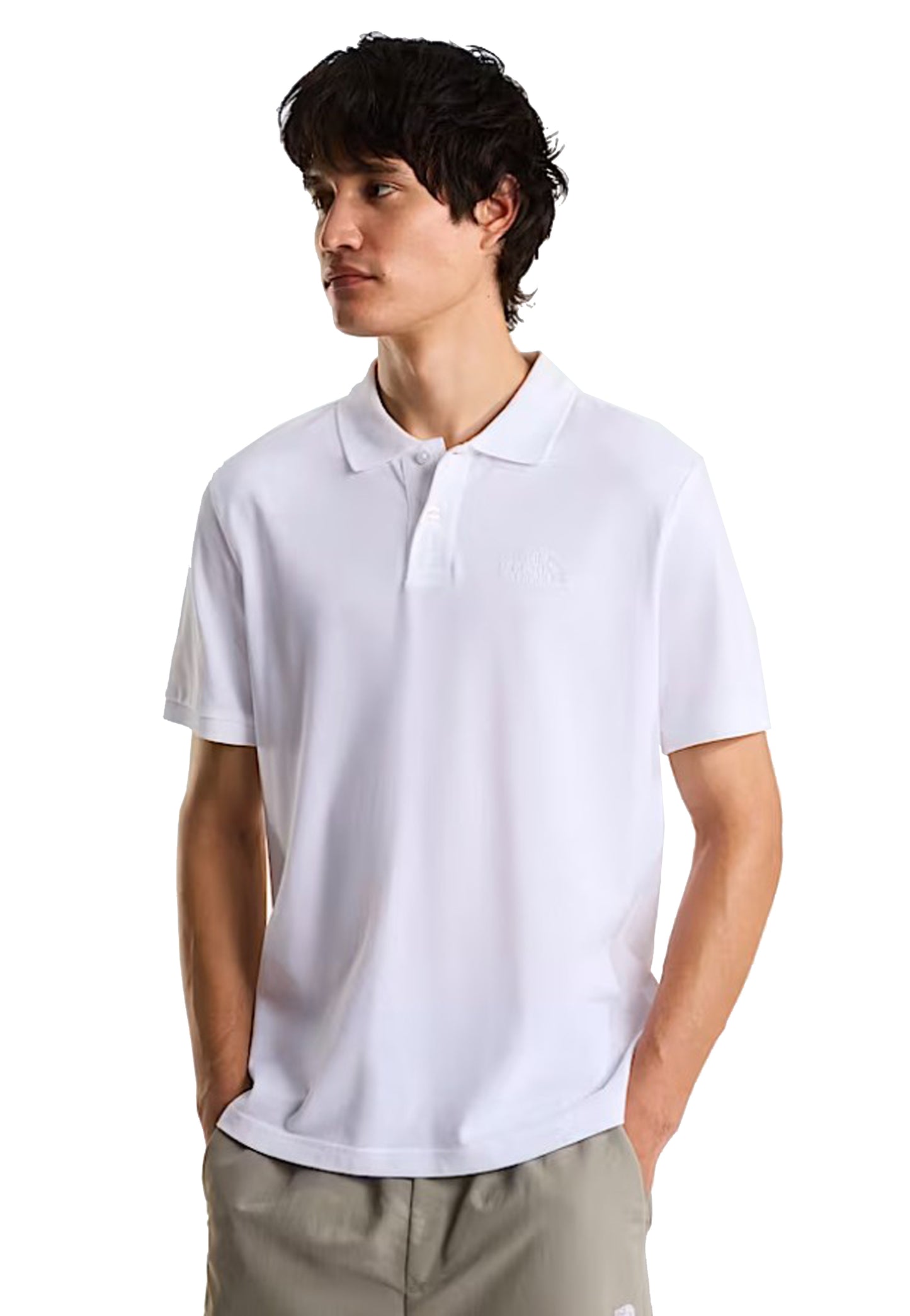 Polo mezza maniche bianca Essential regular fit The North Face P26 NF0A8C1P WHITEWHITE THE NORTH FACE 