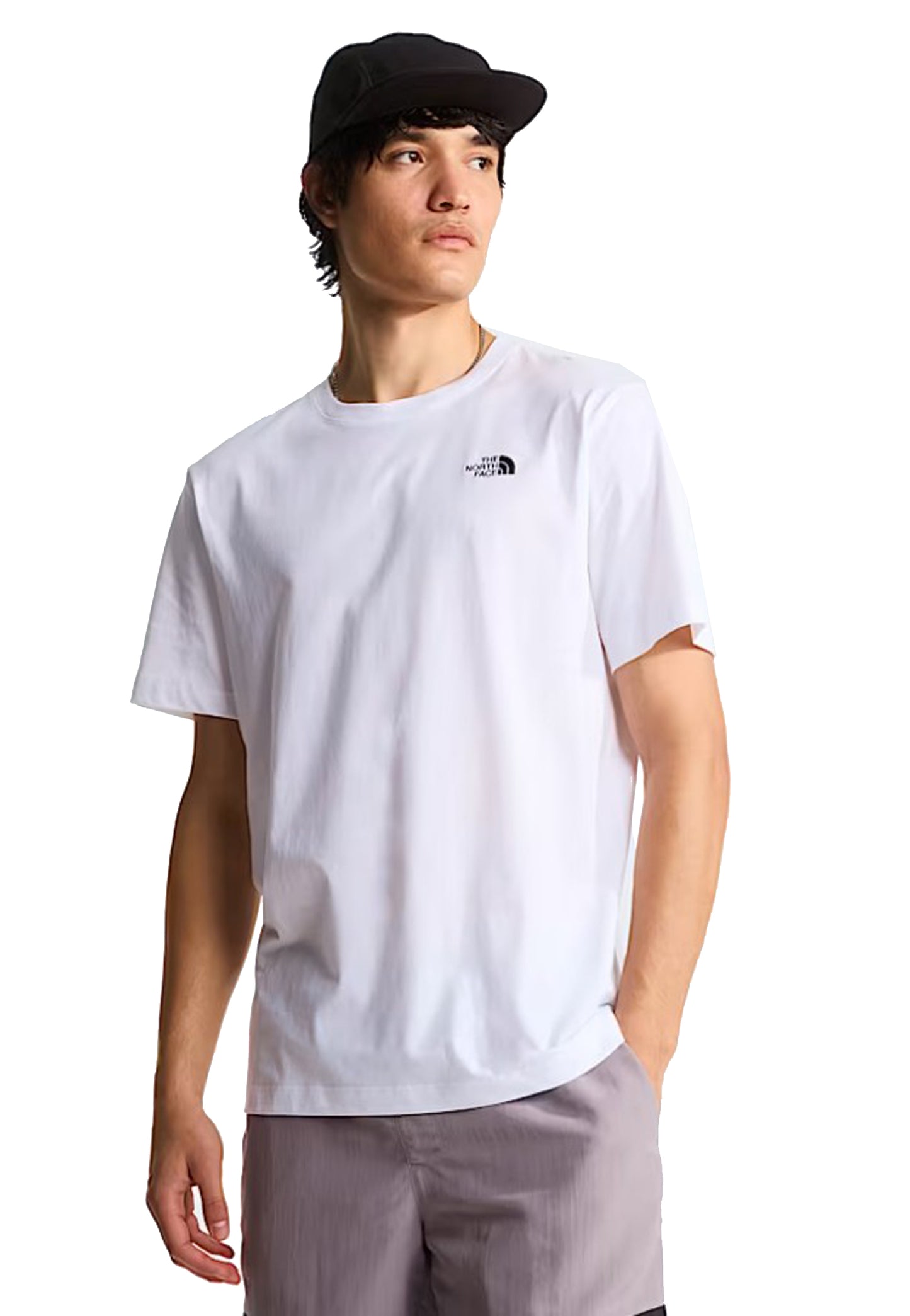 T-shirt girocollo bianca cotone Evolution Simple Dome The North Face P26 NF0A8CZ2FN41 NFFN4NFFN4 THE NORTH FACE 