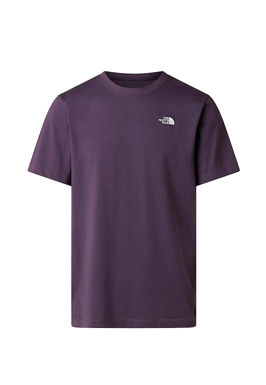 T-shirt girocollo viola cotone Evolution Simple Dome The North Face P26 NF0A8CZ2G5O1 NFG5ONFG5O THE NORTH FACE 