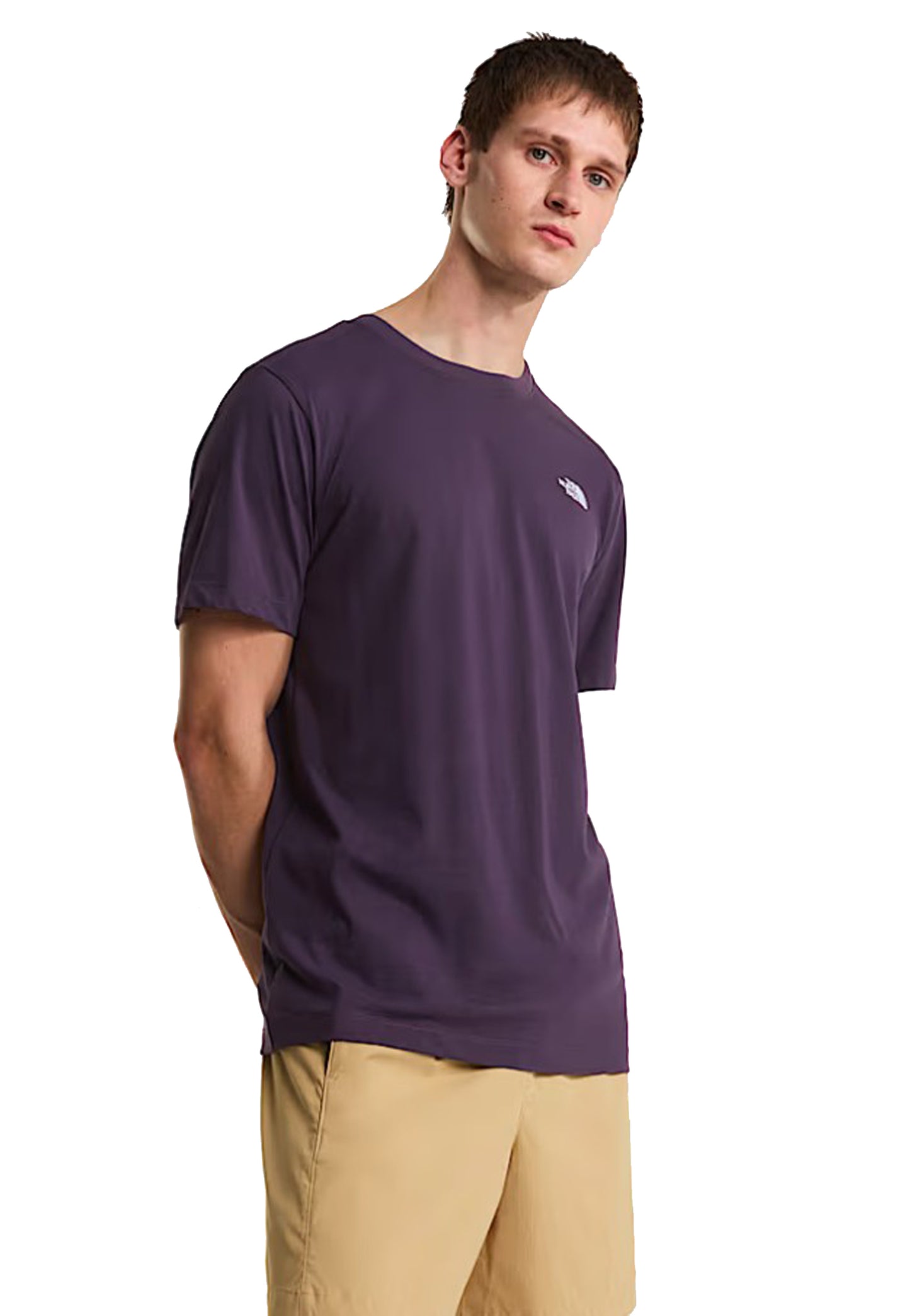 T-shirt girocollo viola cotone Evolution Simple Dome The North Face P26 NF0A8CZ2G5O1 NFG5ONFG5O THE NORTH FACE 