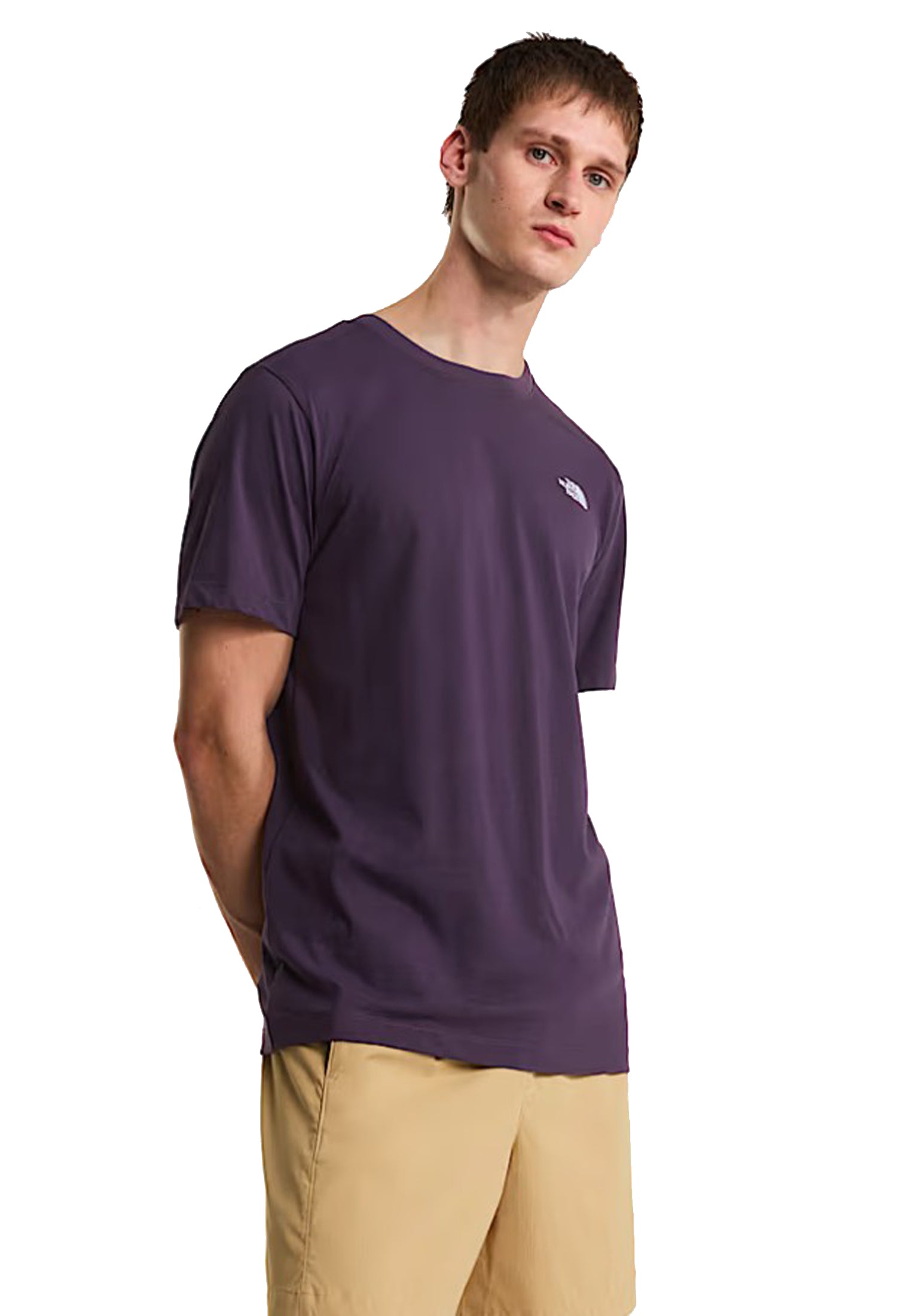 T-shirt girocollo viola cotone Evolution Simple Dome The North Face P26 NF0A8CZ2G5O1 NFG5ONFG5O THE NORTH FACE 