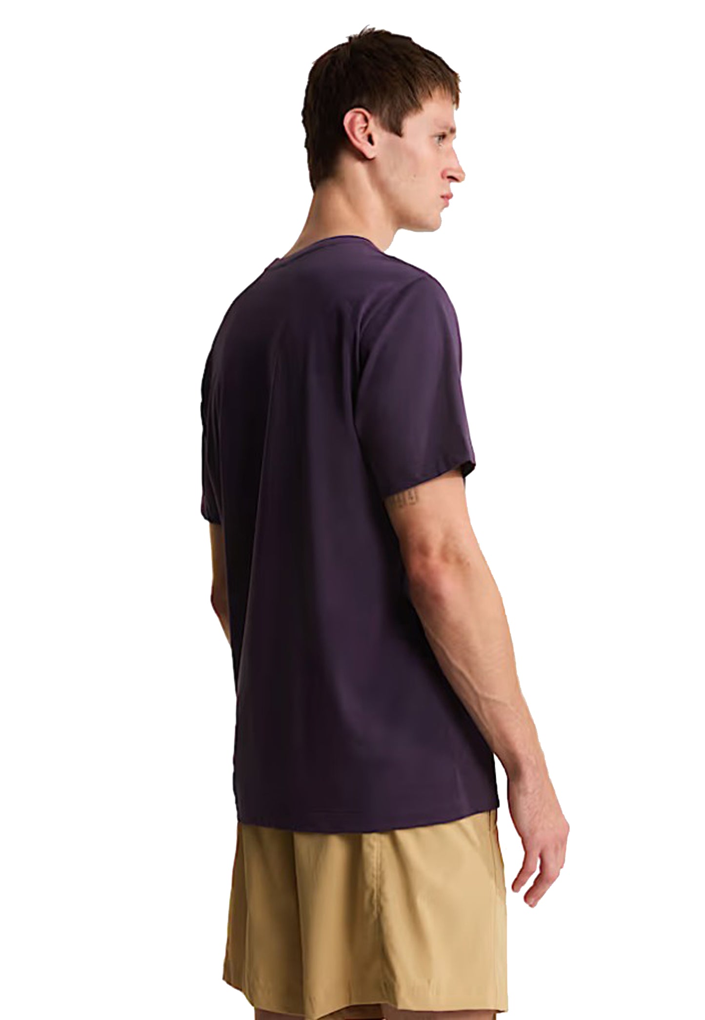 T-shirt girocollo viola cotone Evolution Simple Dome The North Face P26 NF0A8CZ2G5O1 NFG5ONFG5O THE NORTH FACE 