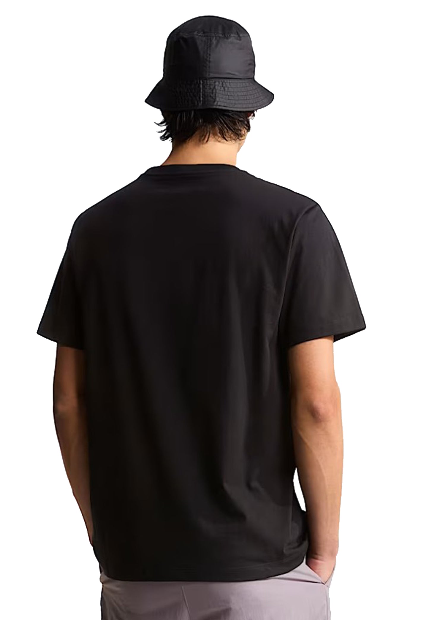 T-shirt giricollo nera cotone Evolution Simple Dome The North Face P26 NF0A8CZ2JK31 NFJK3NFJK3 THE NORTH FACE 