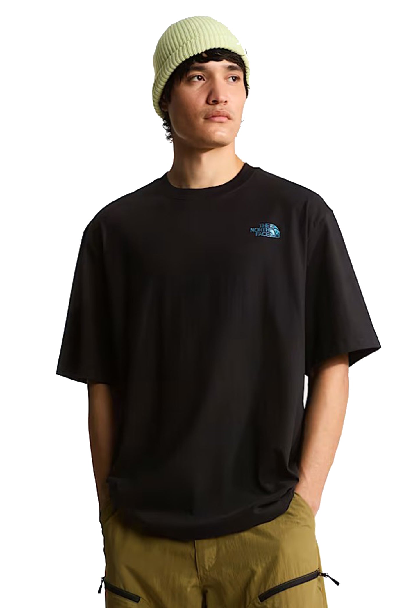 T-shirt girocollo nera oversize Liquid NSE Box The North Face P26 NF0A8G9WJK31 NFJK3NFJK3 THE NORTH FACE 