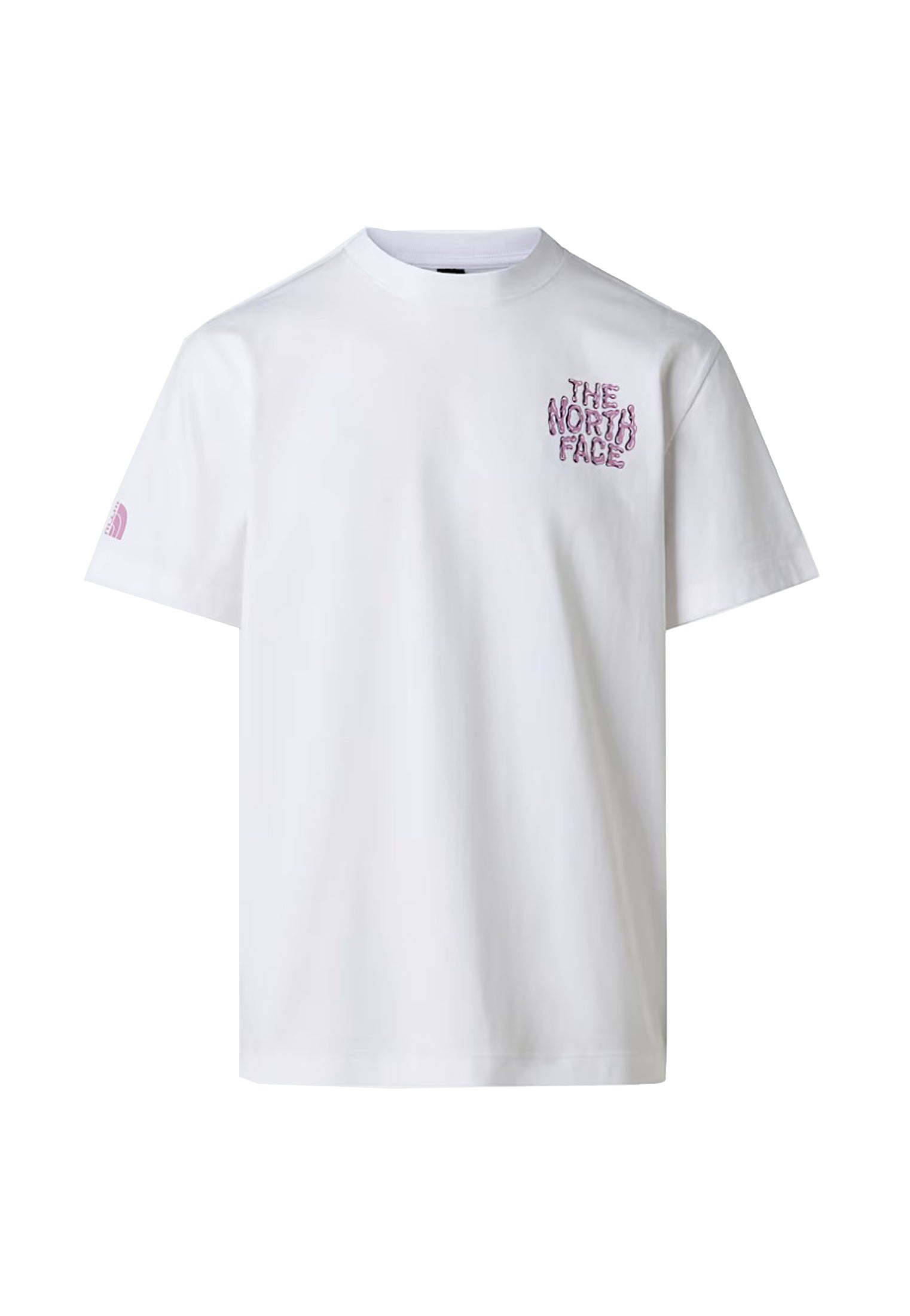 T-shirt girocollo bianca cotone Drip Logo The North Face P26 NF0A8GABFN41 NFFN4NFFN4 THE NORTH FACE 