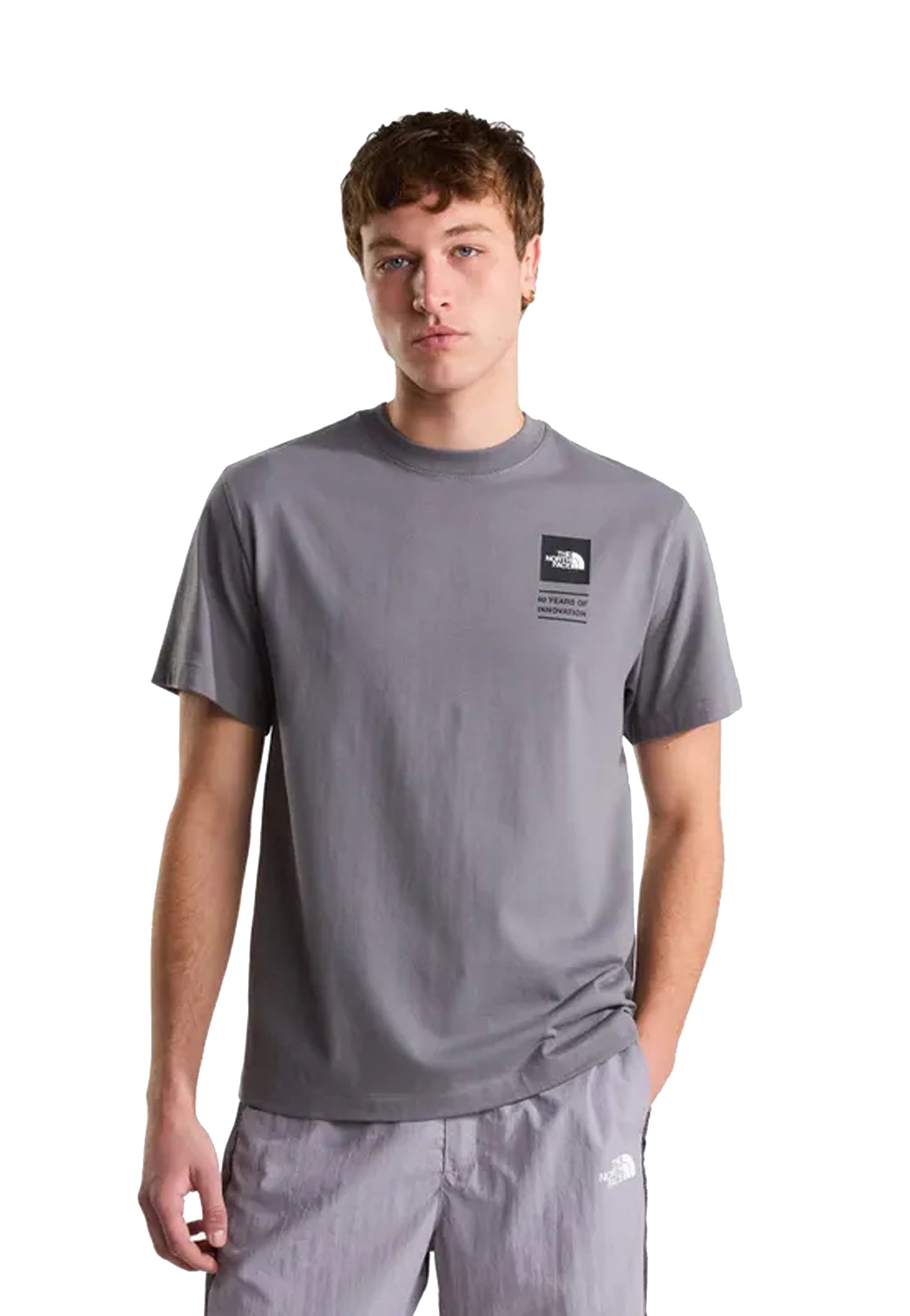T-shirt girocollo grigia Celebration Relaxed The North Face P26 NF0A8GAQ0UZ1 NF0UZNF0UZ THE NORTH FACE 