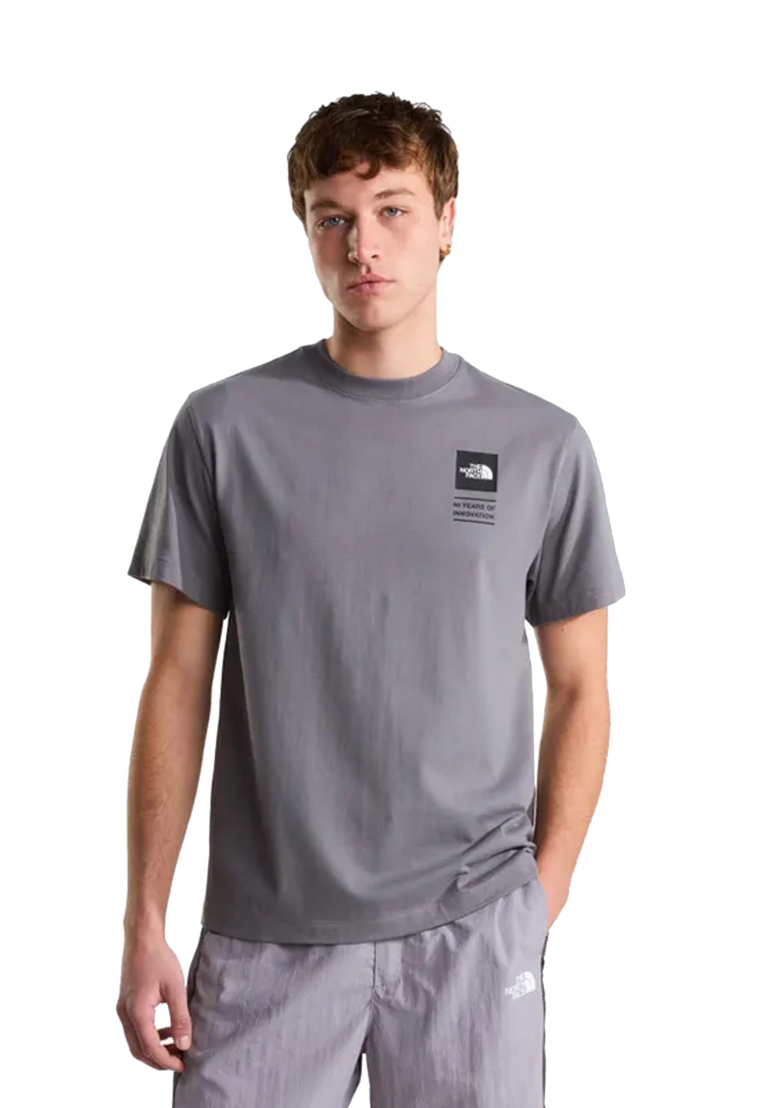 T-shirt girocollo grigia Celebration Relaxed The North Face P26 NF0A8GAQ0UZ1 NF0UZNF0UZ THE NORTH FACE 