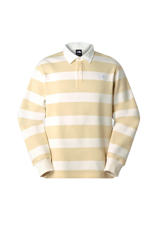Polo felpa maniche lunghe Rugby beige The North Face P26 NF0A8GAWJN5 CREAM WHITECREAM WHITE THE NORTH FACE 