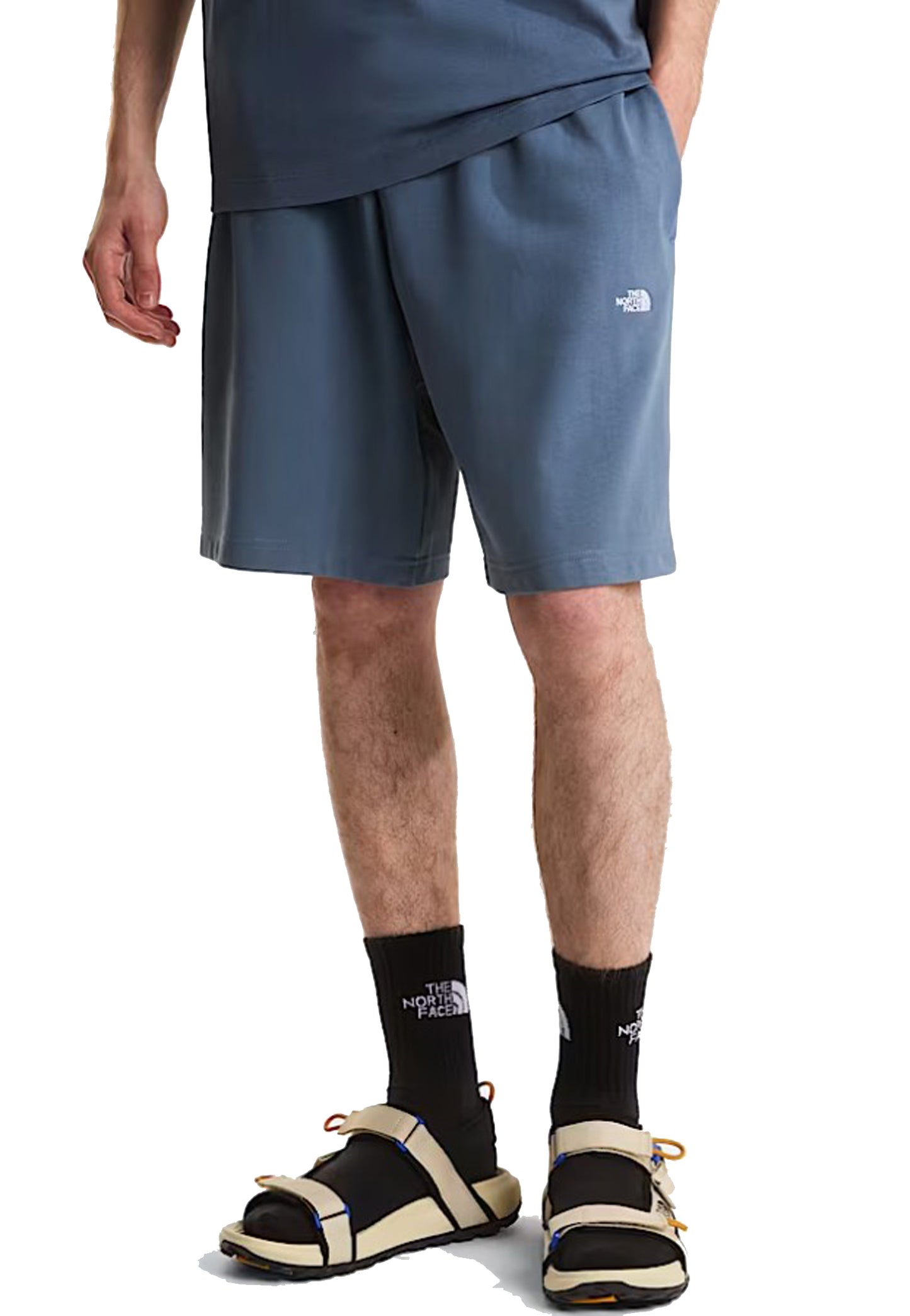 Pantaloncini shorts sportivi cotone blu Essential light The North Face P26 NF0A8GQ90U31 NF0U3NF0U3 THE NORTH FACE 