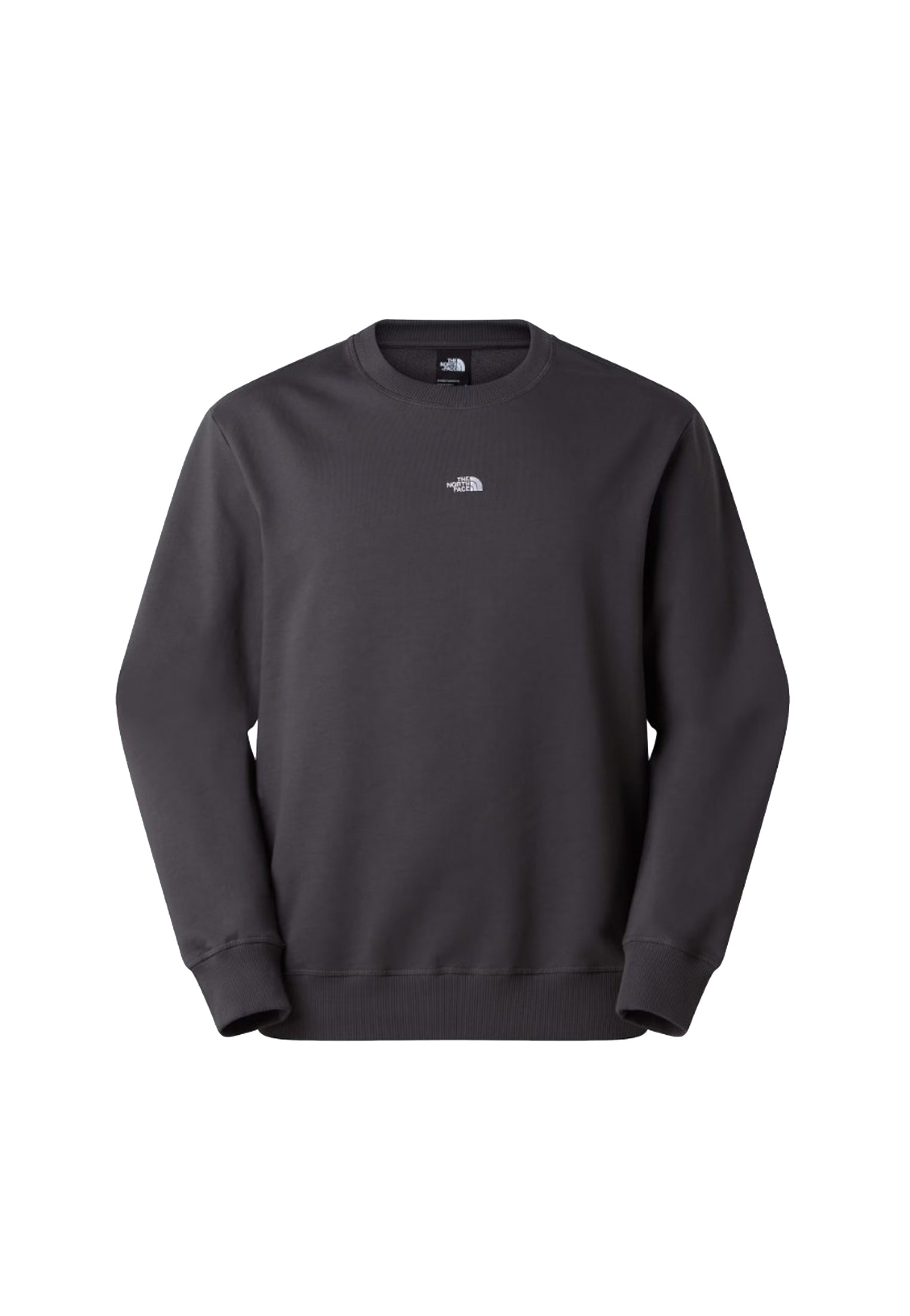 Felpa girocollo grigia antracite cotone Essential Light Relaxed The North Face P26 NF0A8GQCRHI1 NFRHINFRHI THE NORTH FACE 