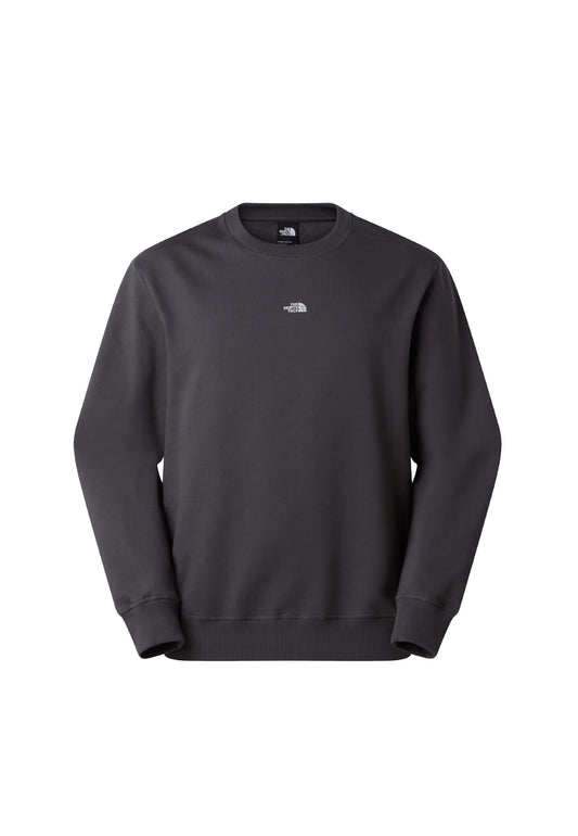 Felpa girocollo grigia antracite cotone Essential Light Relaxed The North Face P26 NF0A8GQCRHI1 NFRHINFRHI THE NORTH FACE 