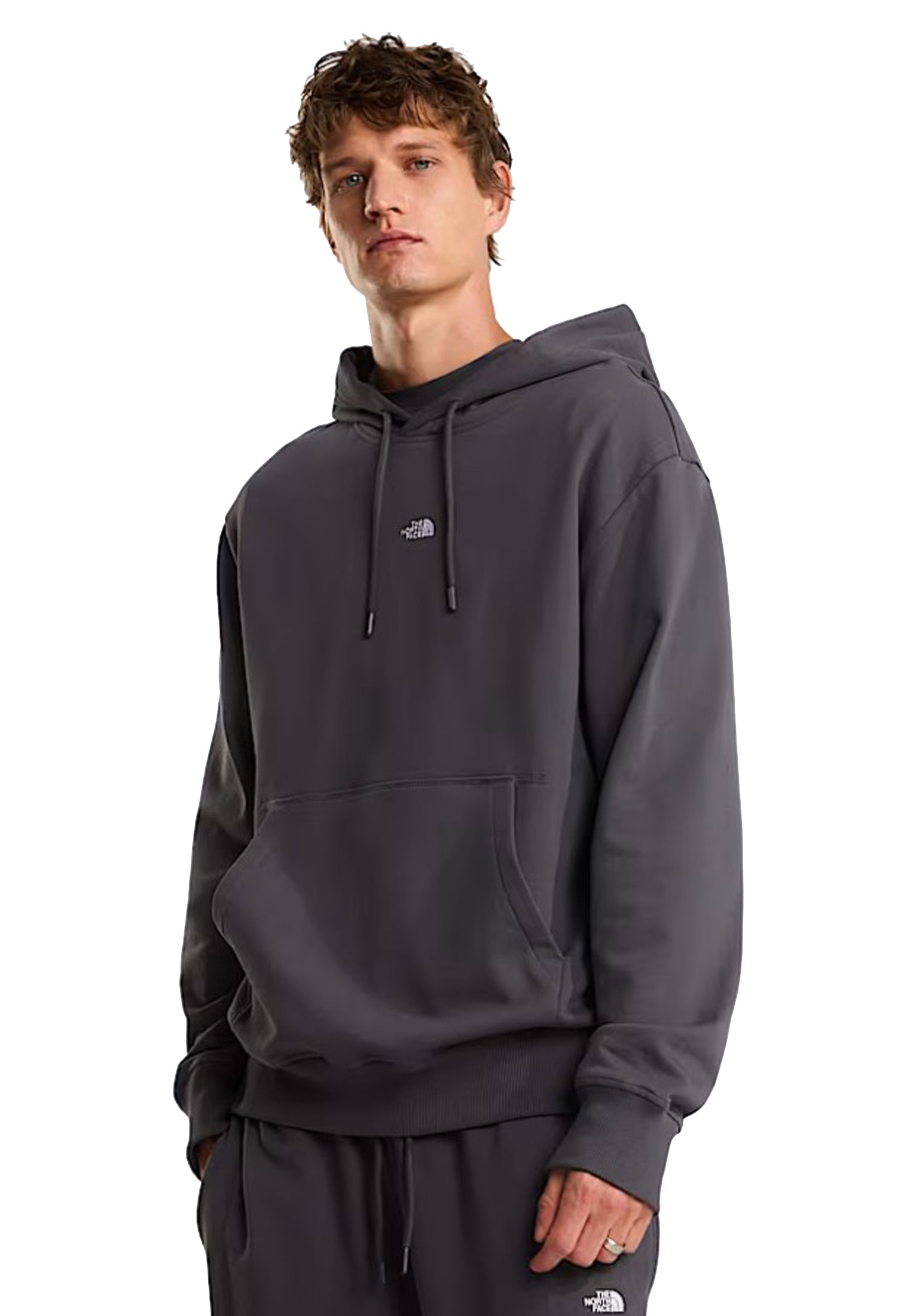 Felpa con cappuccio grigia Essential Light Relaxed The North Face P26 NF0A8GQDRHI1 NFRHINFRHI THE NORTH FACE 