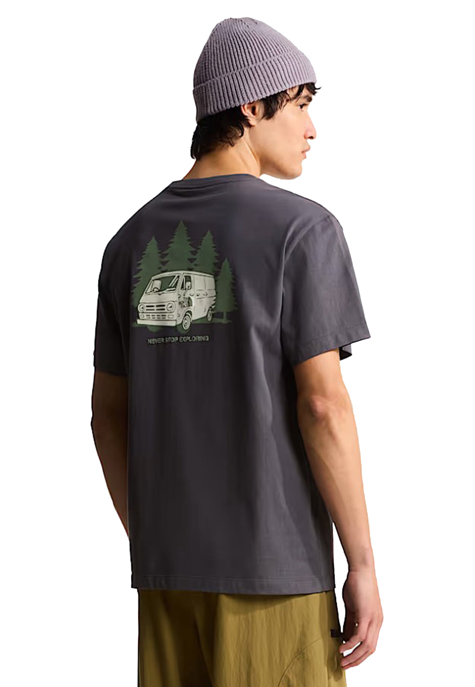T-shirt girocollo grigia Van Life Relaxed The North Face P26 NF0A8GQNRHI1 NFRHINFRHI THE NORTH FACE 