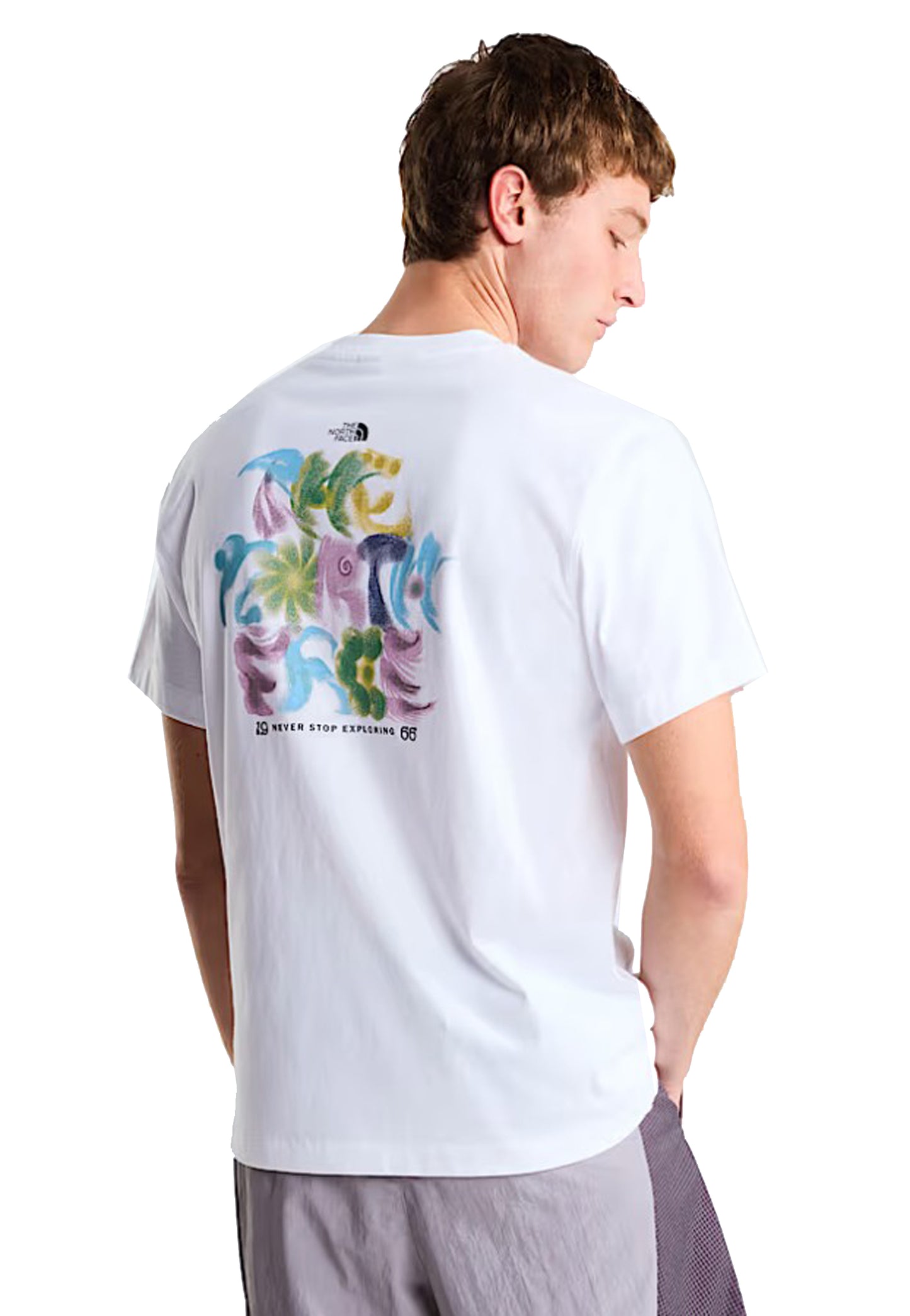 T-shirt girocollo cotone bianca 1966 TNF The North Face P26 NF0A8GQUFN41 NFFN4NFFN4 THE NORTH FACE 
