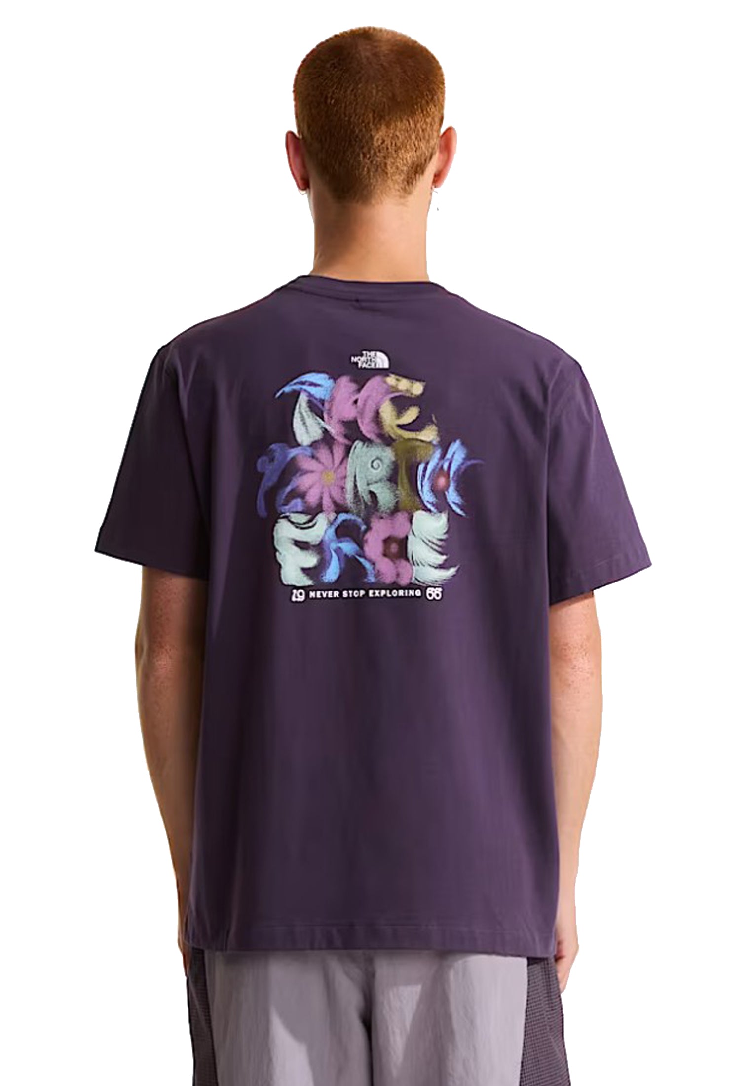 T-shirt girocollo cotone viola 1966 TNF The North Face P26 NF0A8GQUG5O1 NFG5ONFG5O THE NORTH FACE 