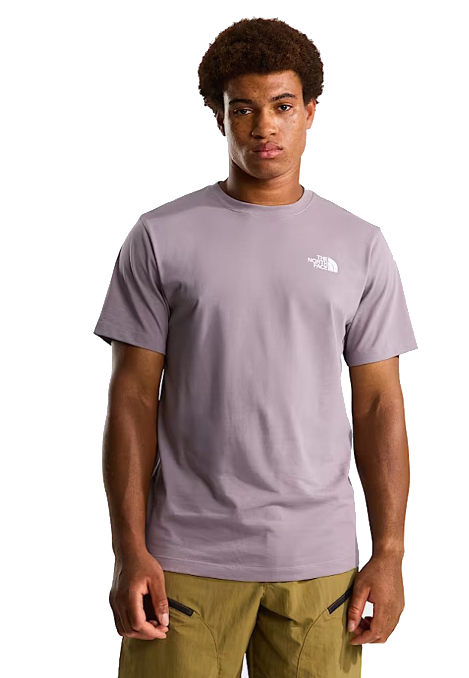 T-shirt girocollo cotone grigia NSE Box Regular The North Face P26 NF0A8GV2G7O1 NFG7ONFG7O THE NORTH FACE 
