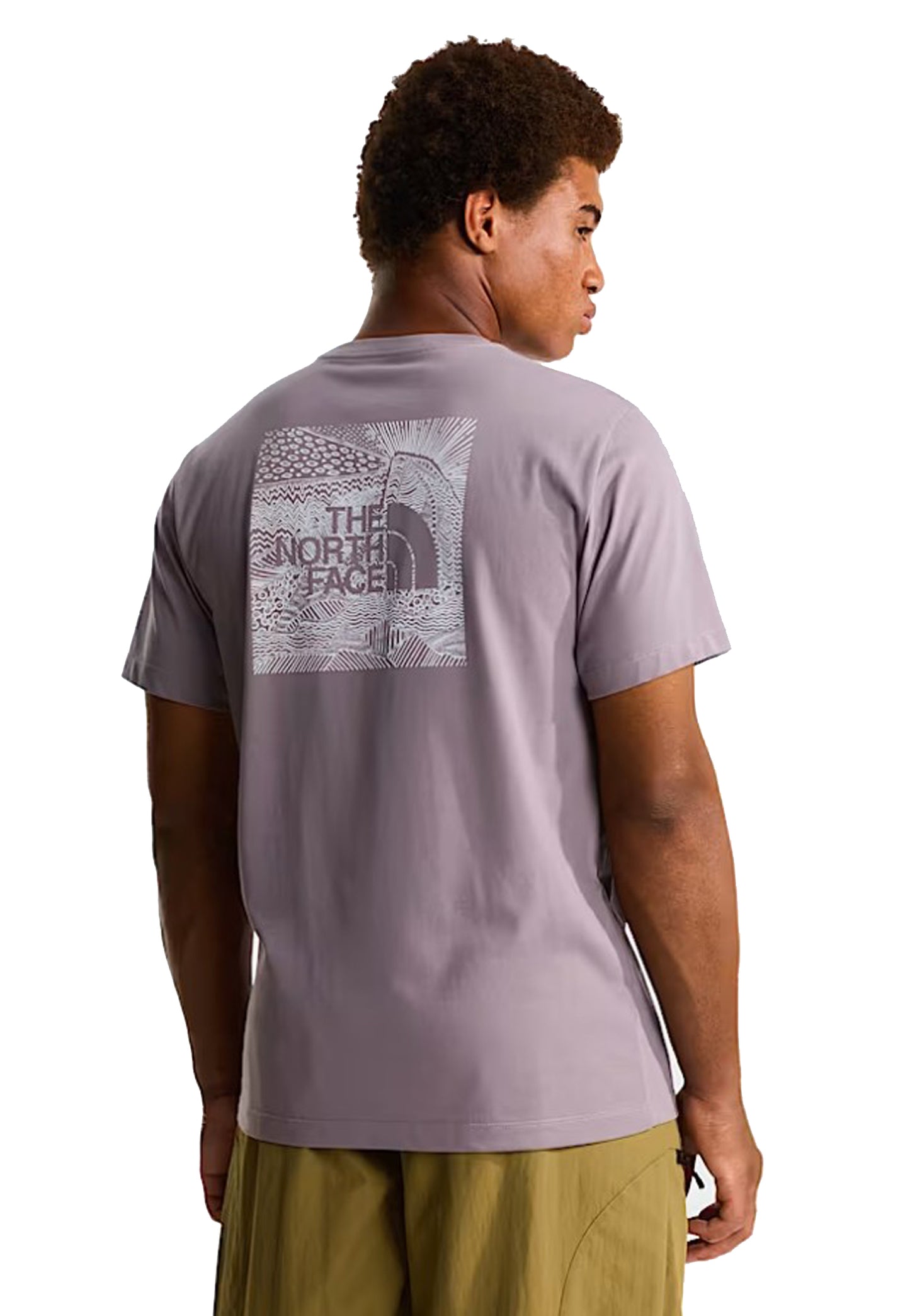 T-shirt girocollo cotone grigia NSE Box Regular The North Face P26 NF0A8GV2G7O1 NFG7ONFG7O THE NORTH FACE 