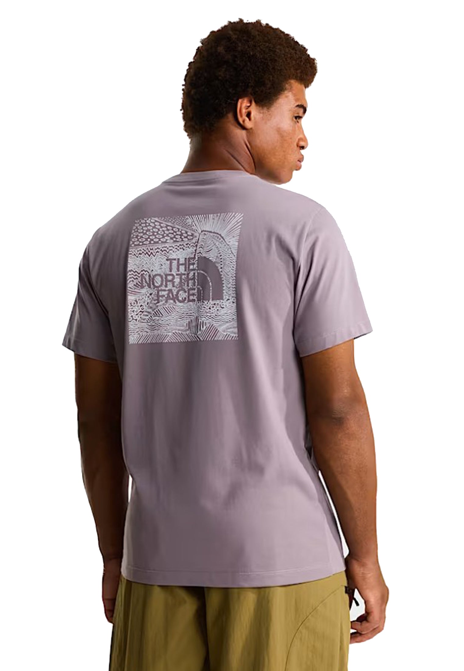 T-shirt girocollo cotone grigia NSE Box Regular The North Face P26 NF0A8GV2G7O1 NFG7ONFG7O THE NORTH FACE 
