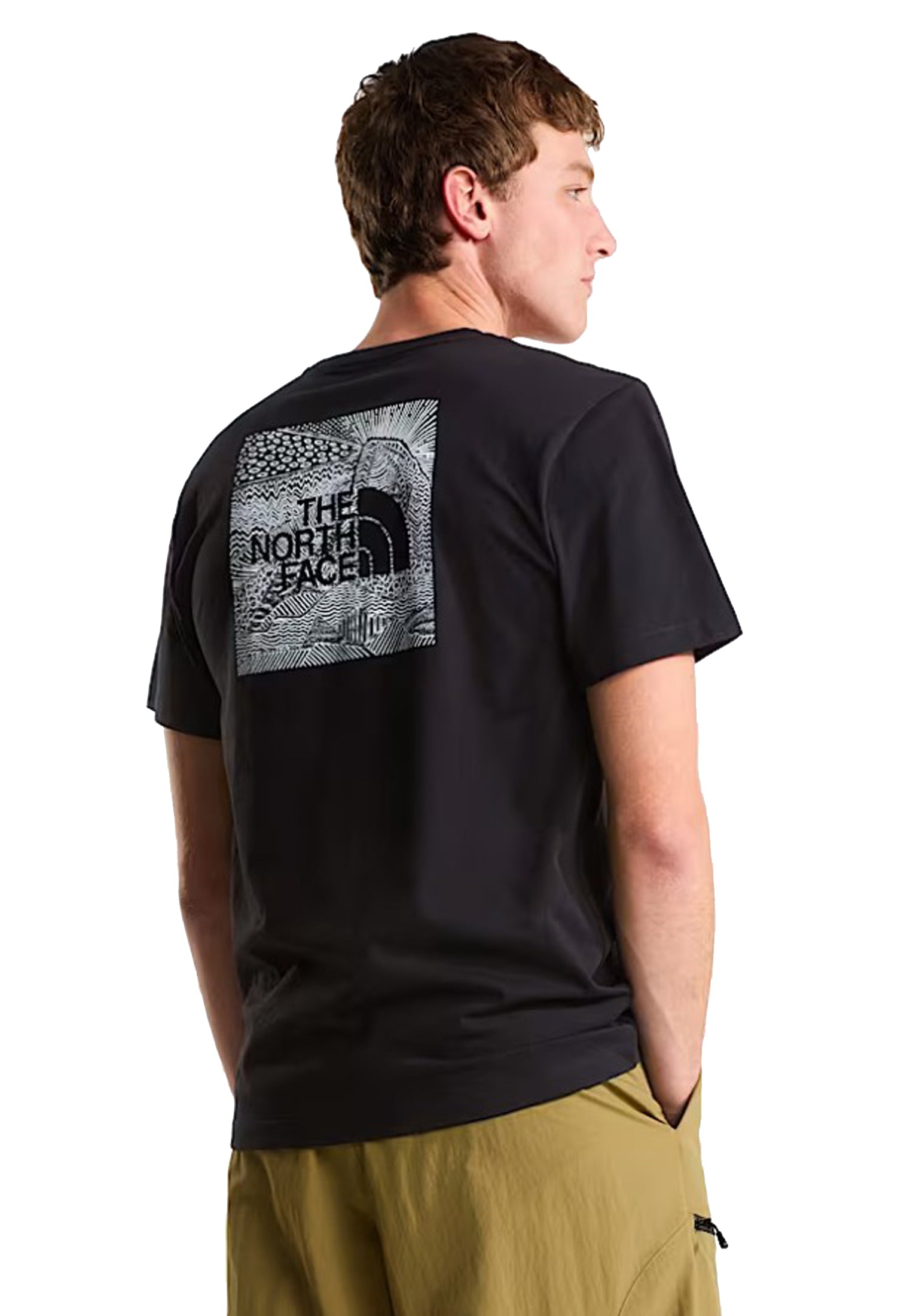 T-shirt girocollo cotone nera NSE Box Regular The North Face P26 NF0A8GV2JK31 NFJK3NFJK3 THE NORTH FACE 