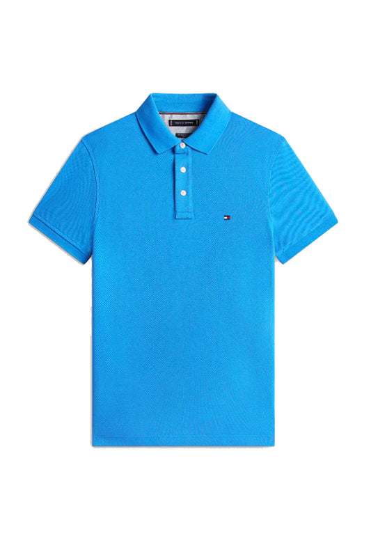 Polo turchese cotone slim fit classica Tommy Hilfiger P26 MW0MW17771C4U C4UC4U TOMMY HILFIGER 