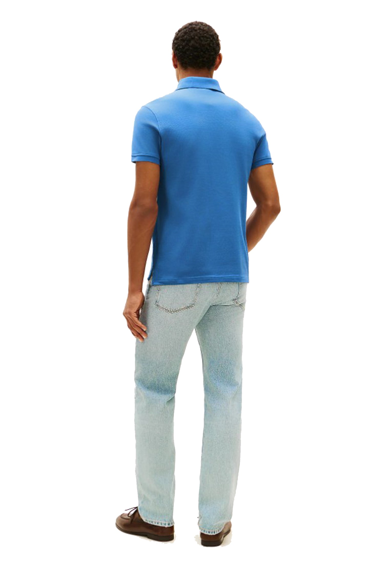 Polo turchese cotone slim fit classica Tommy Hilfiger P26 MW0MW17771C4U C4UC4U TOMMY HILFIGER 
