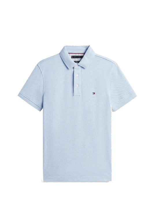 Polo azzurra cotone slim fit Tommy Hilfiger P26 MW0MW17771DP5 DP5DP5 TOMMY HILFIGER 