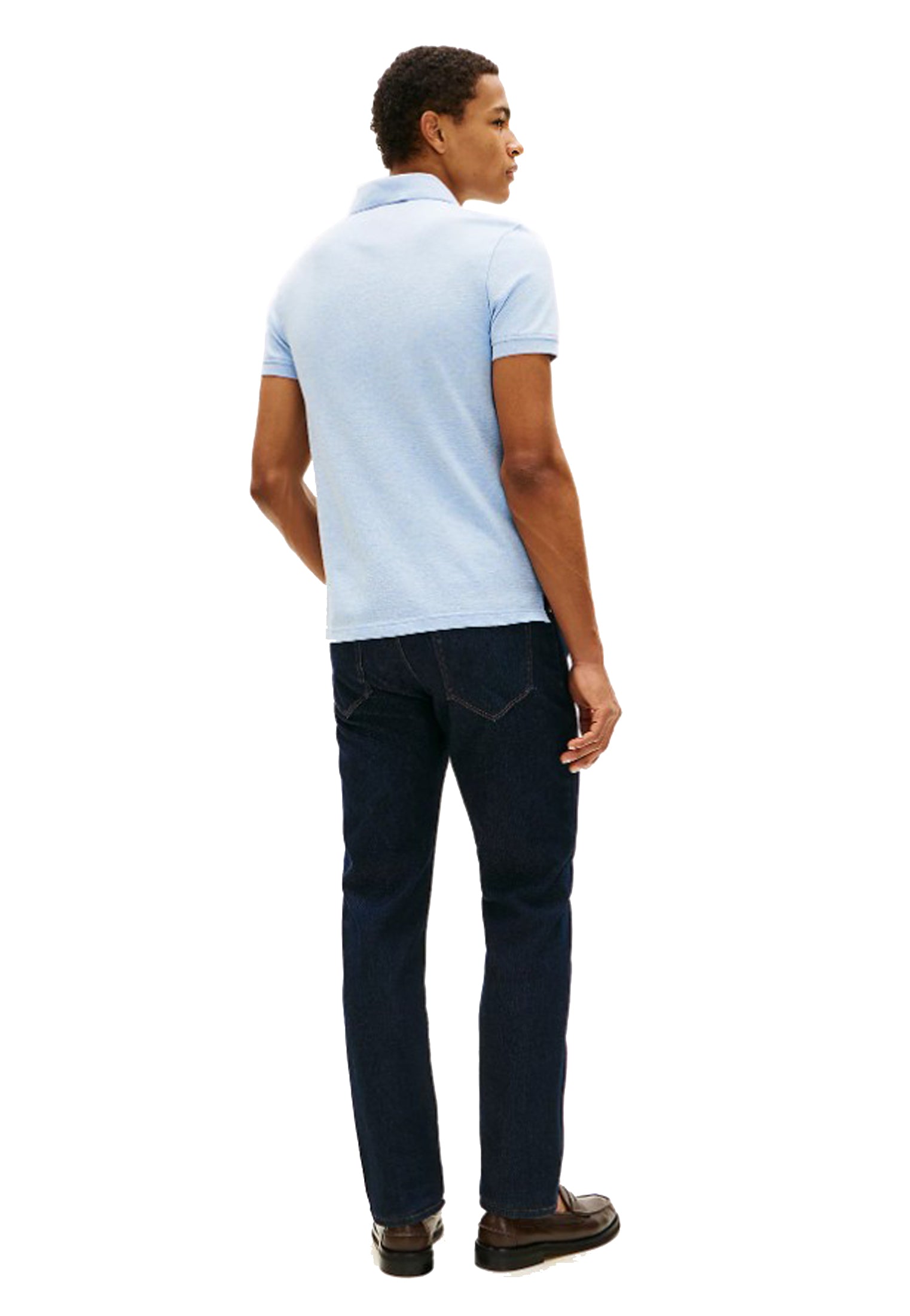 Polo azzurra cotone slim fit Tommy Hilfiger P26 MW0MW17771DP5 DP5DP5 TOMMY HILFIGER 