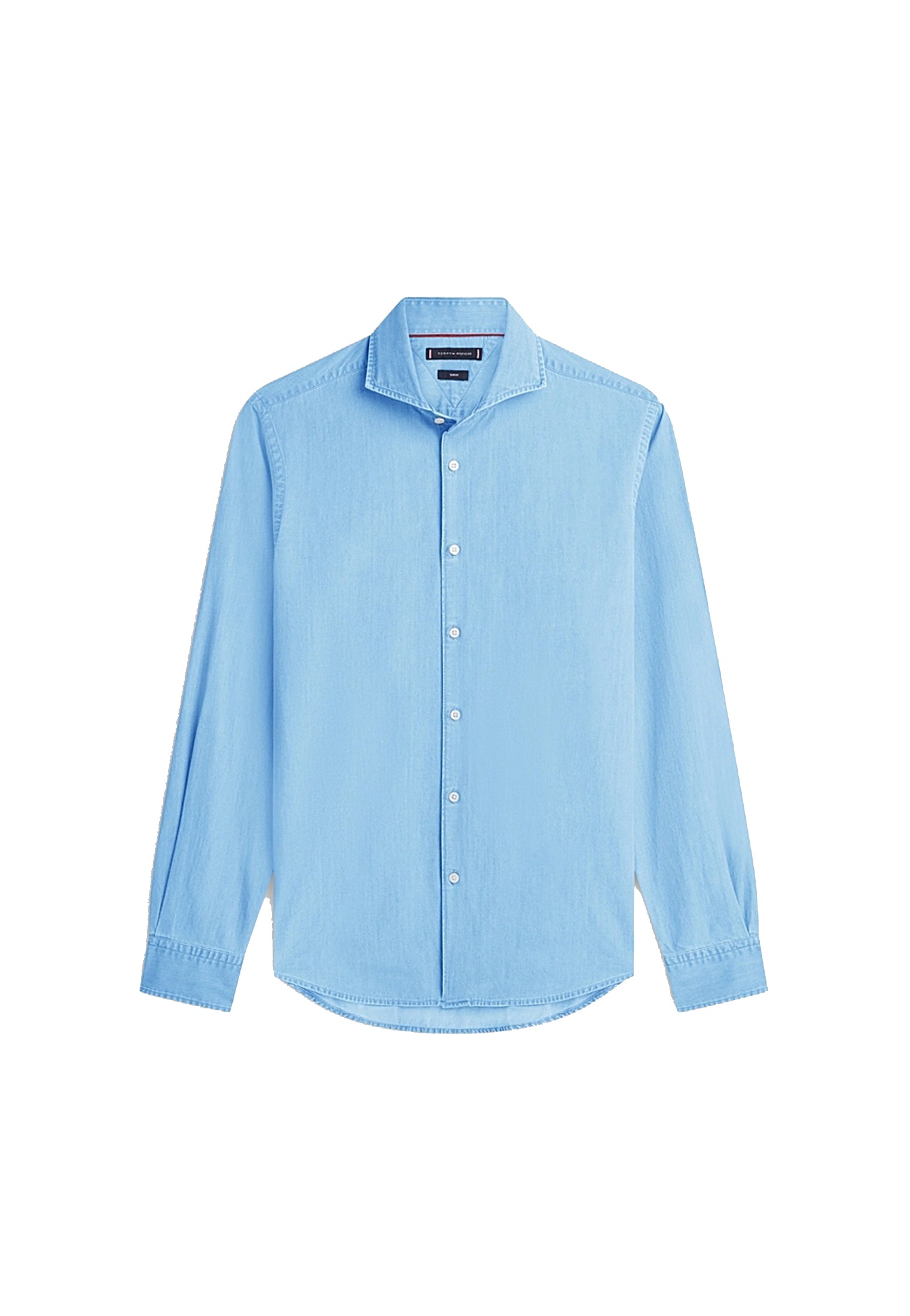 Camicia azzurra cotone slim fit Smart Casual Tommy Hilfiger P26 MW0MW42698DCU DCUDCU TOMMY HILFIGER 