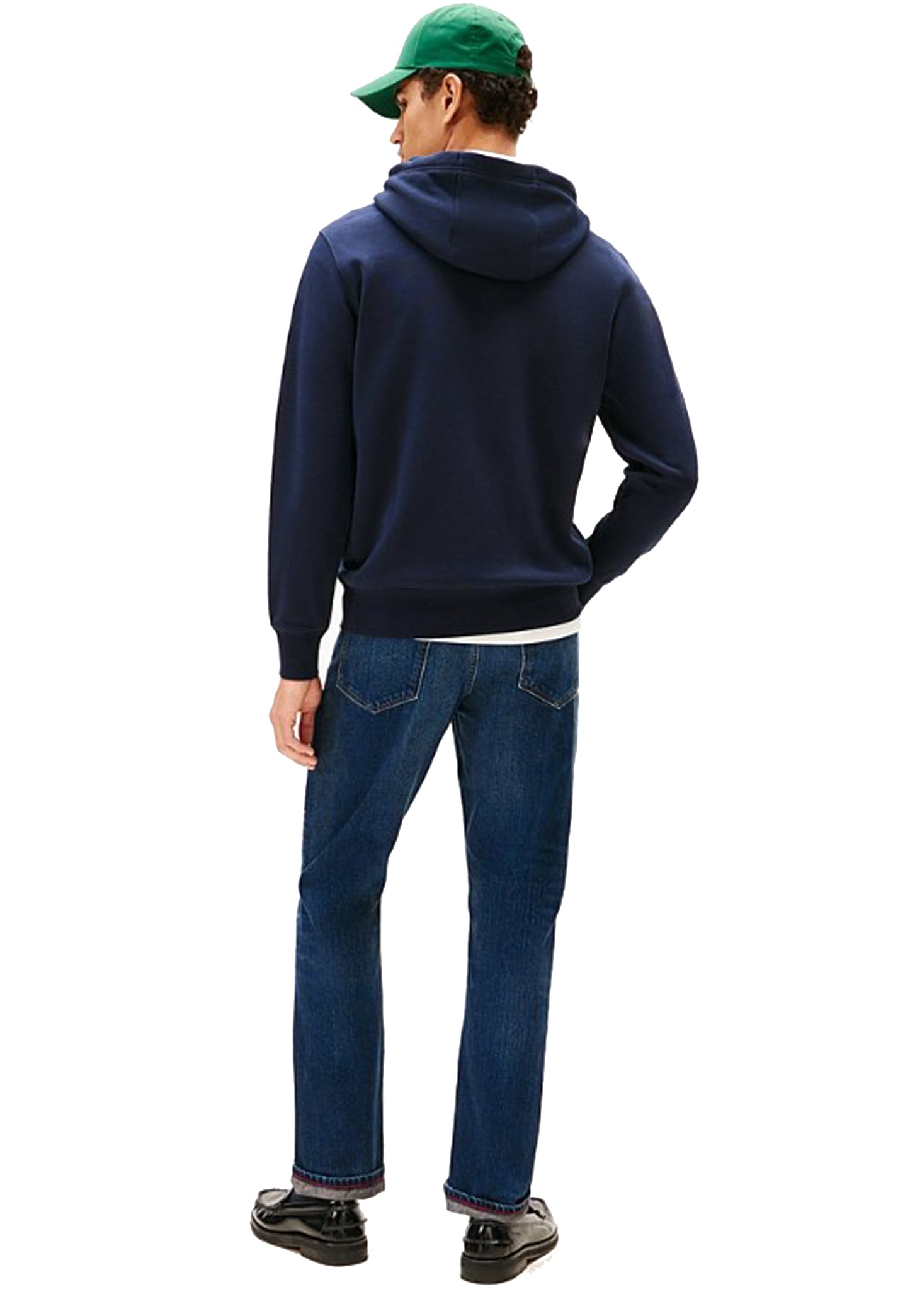 Felpa con cappuccio blu misto cotone Tommy Hilfiger P26 MW0MW41427DW5 DW5DW5 TOMMY HILFIGER PRE 